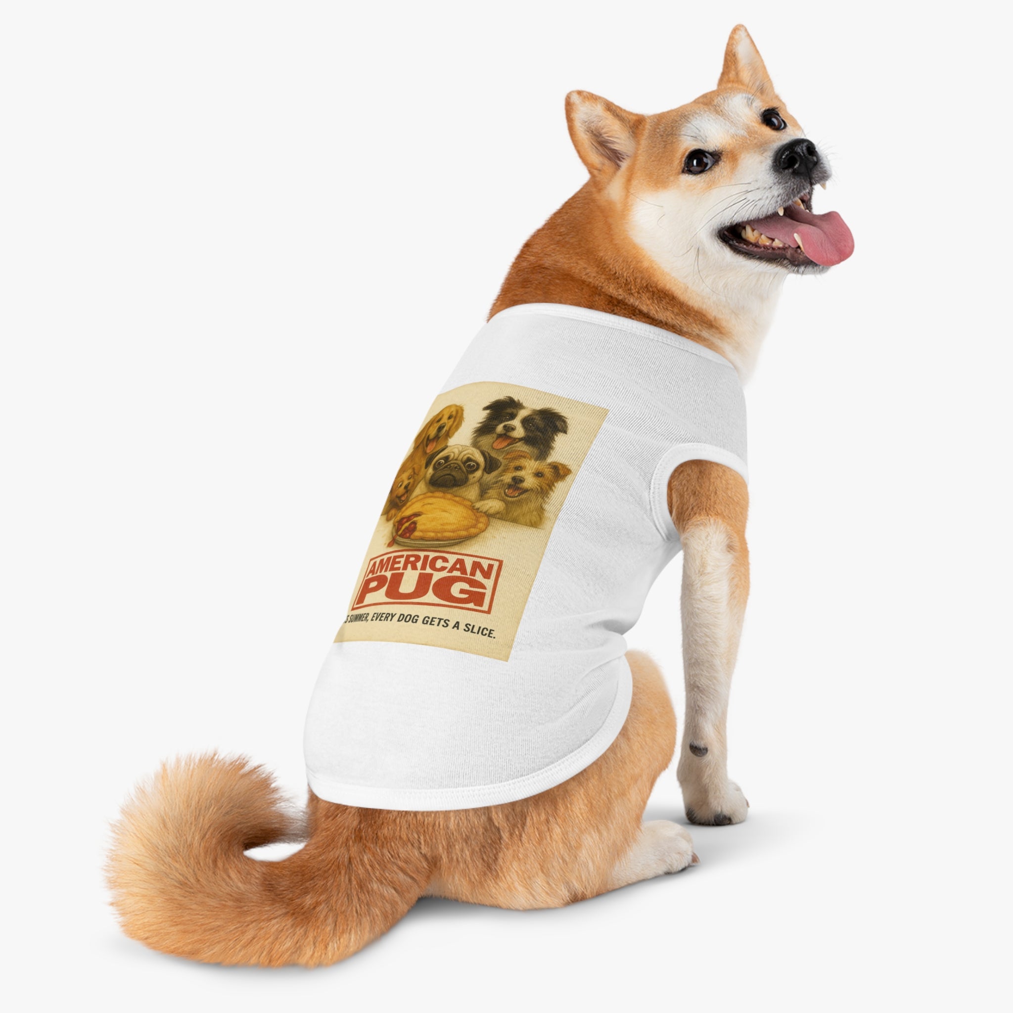 American Pug Pet Tank Top-- Funny Parody Shirt for Dog Lovers