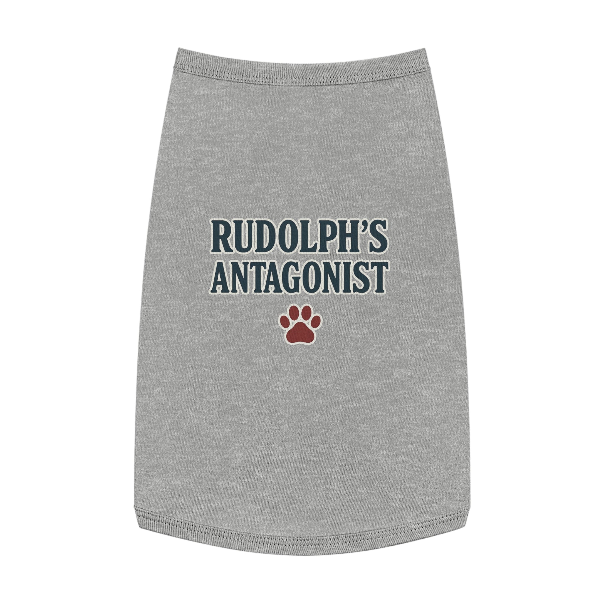 Rudolph's Antagonist Dog Tank Top -- Funny Christmas Apparel for Dogs