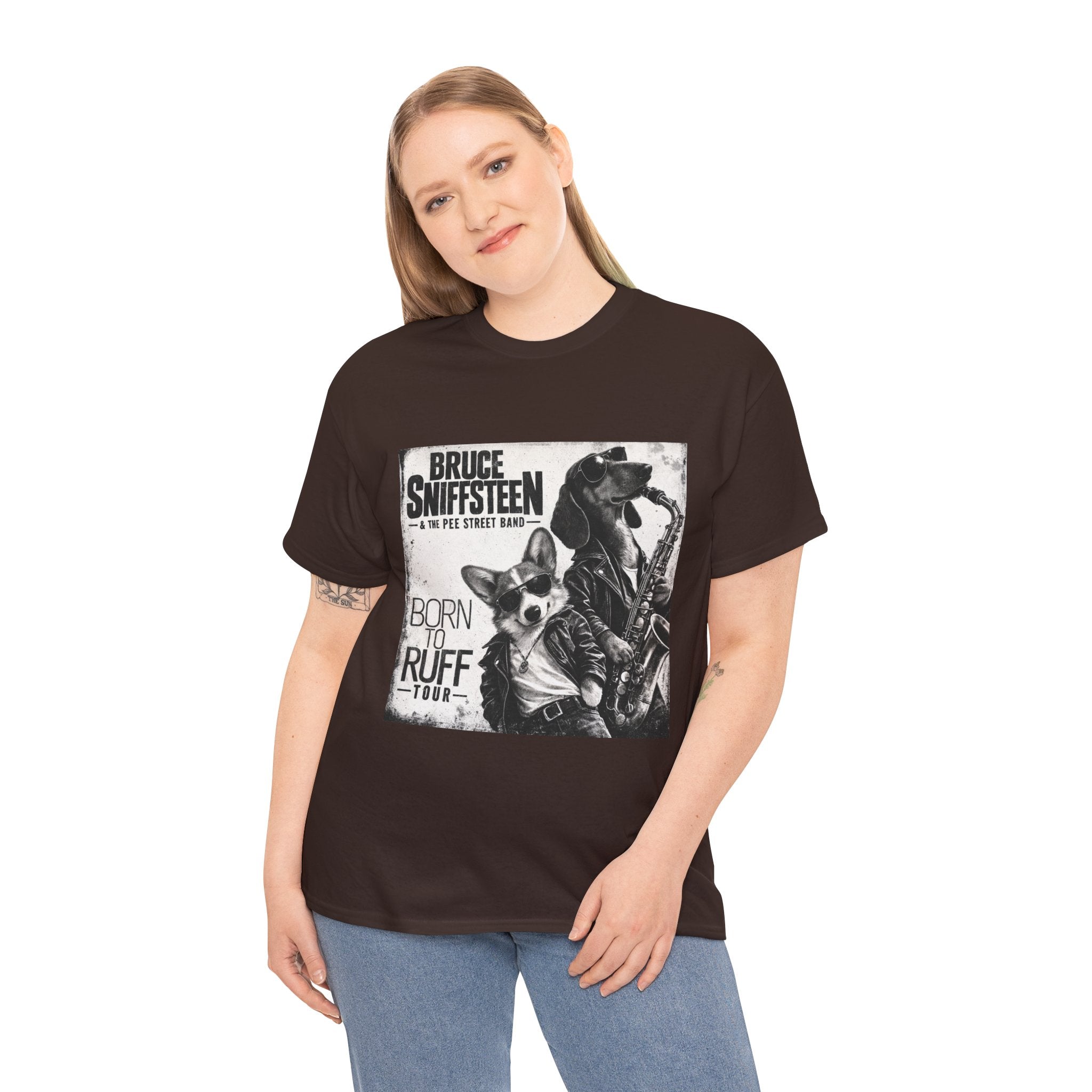 Bruce Sniffsteen & the Pee Street Band Shirt -- Funny Bruce Springsteen 2026 Tour Shirt Parody