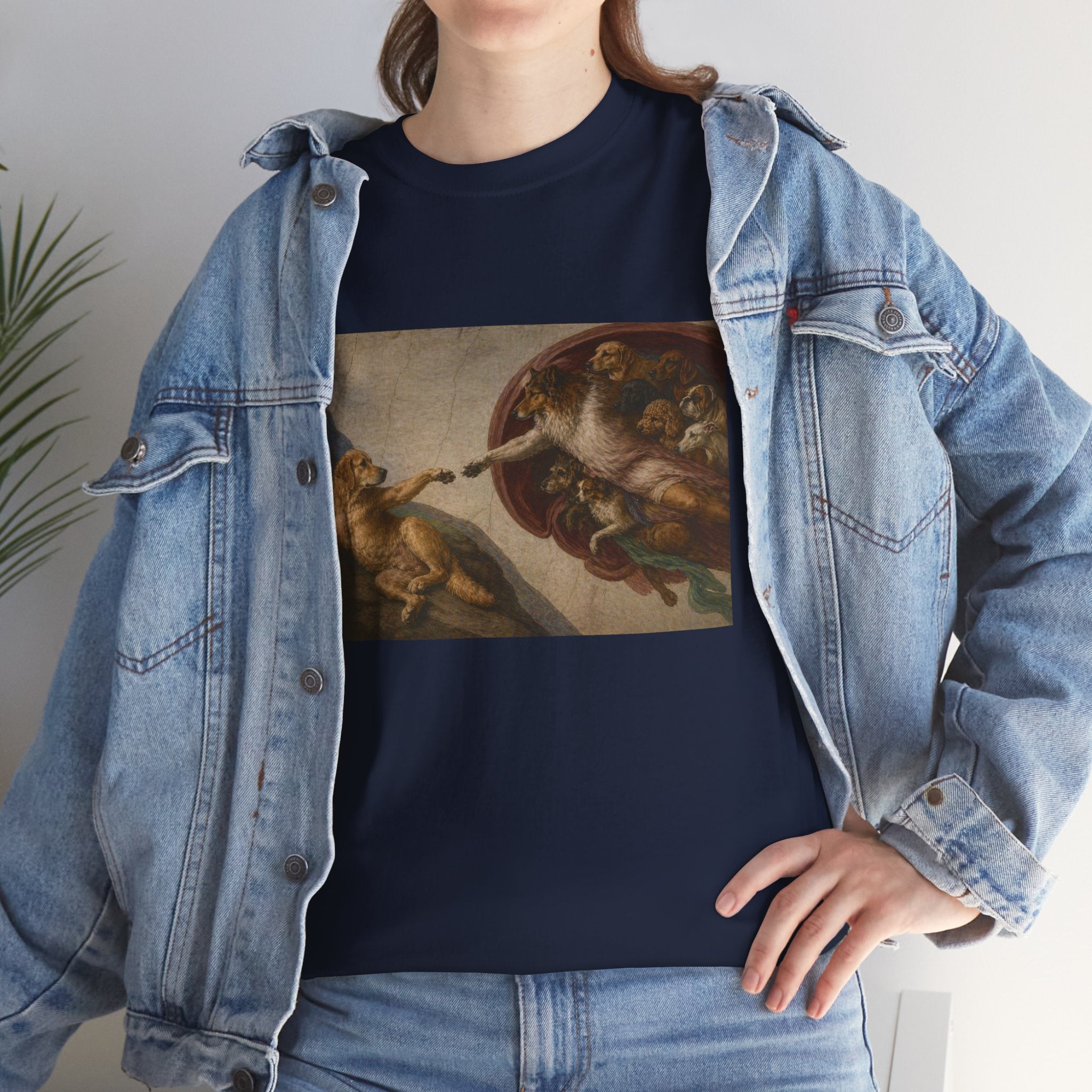 The Creation of Paw-dam -- Funny Shirt for Dog and Art Lovers