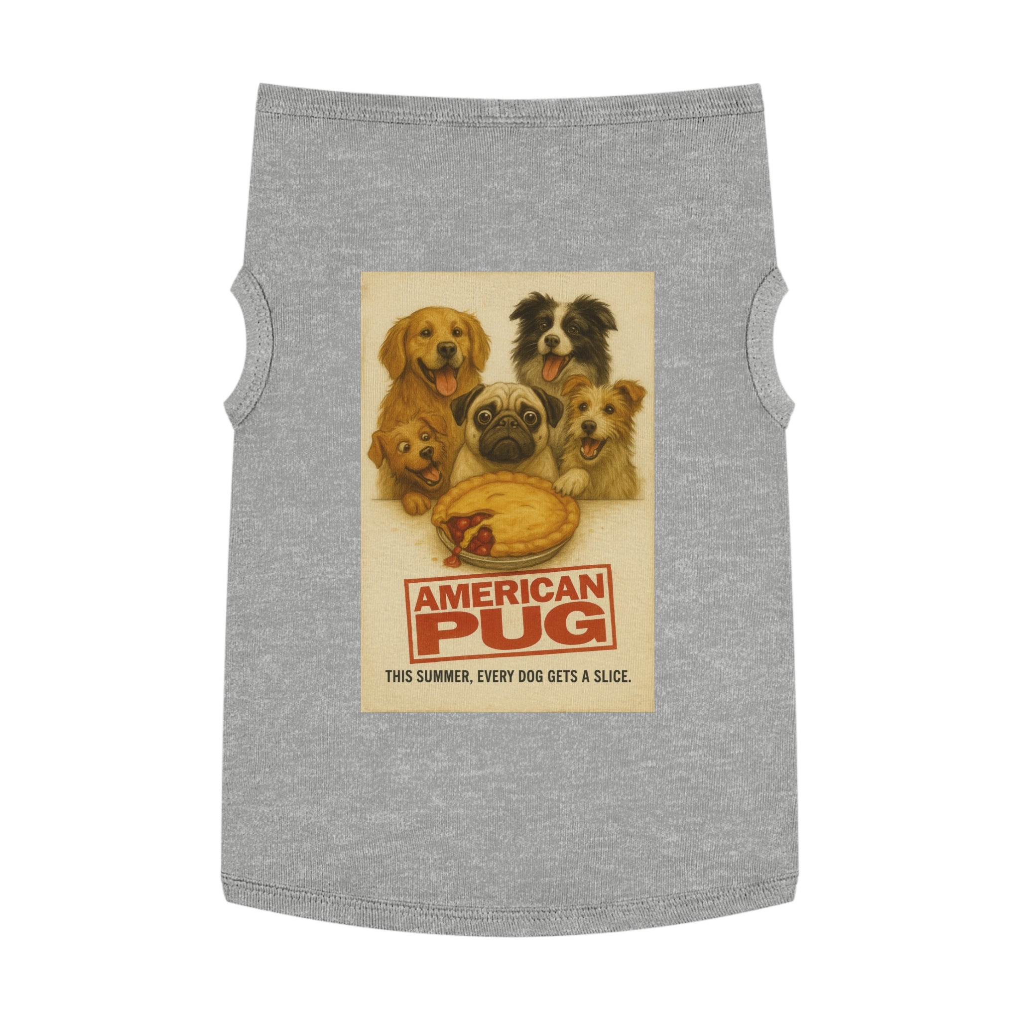 American Pug Pet Tank Top-- Funny Parody Shirt for Dog Lovers