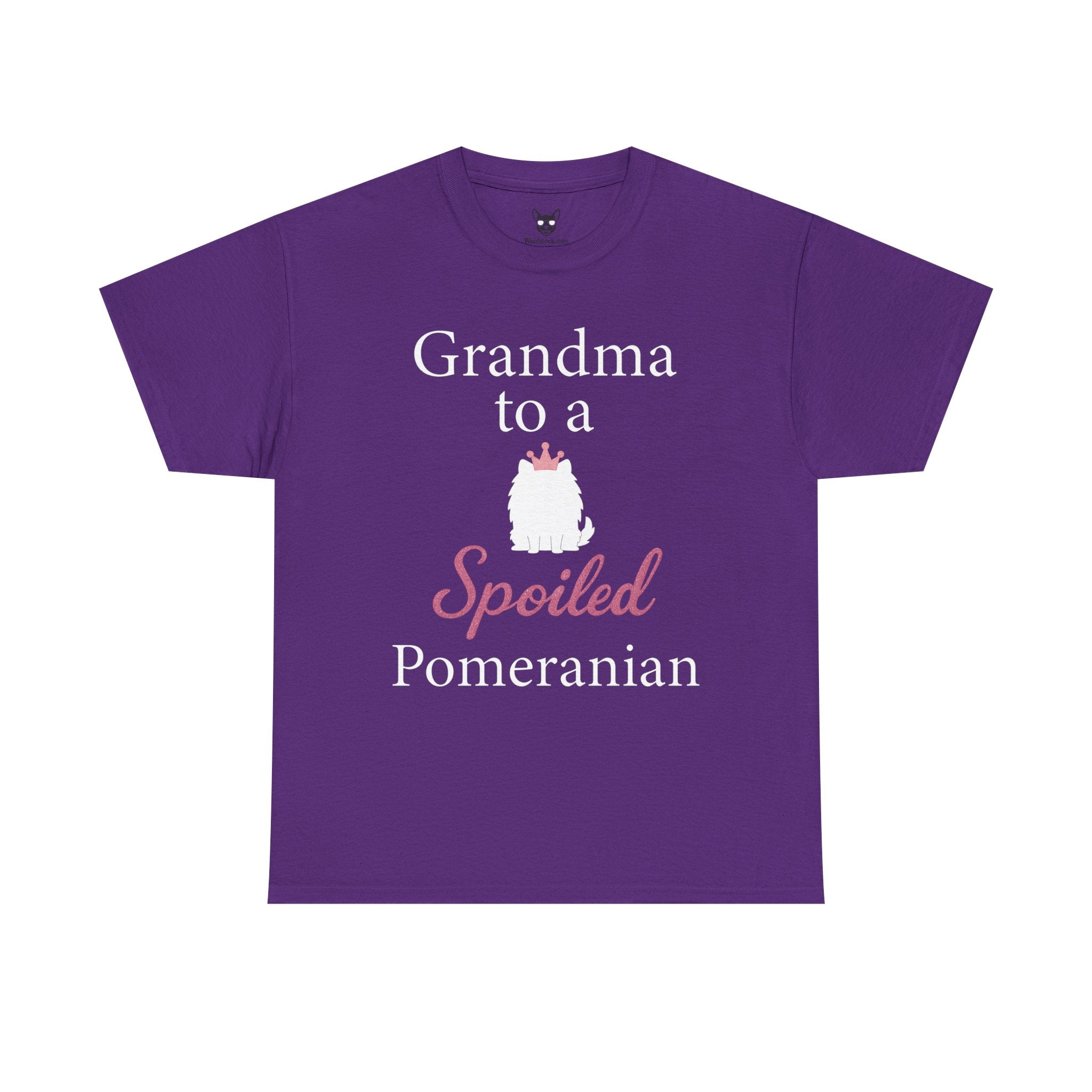 Grandma to a Spoiled Pomeranian T-Shirt — Funny Shirt for Dog Lovers