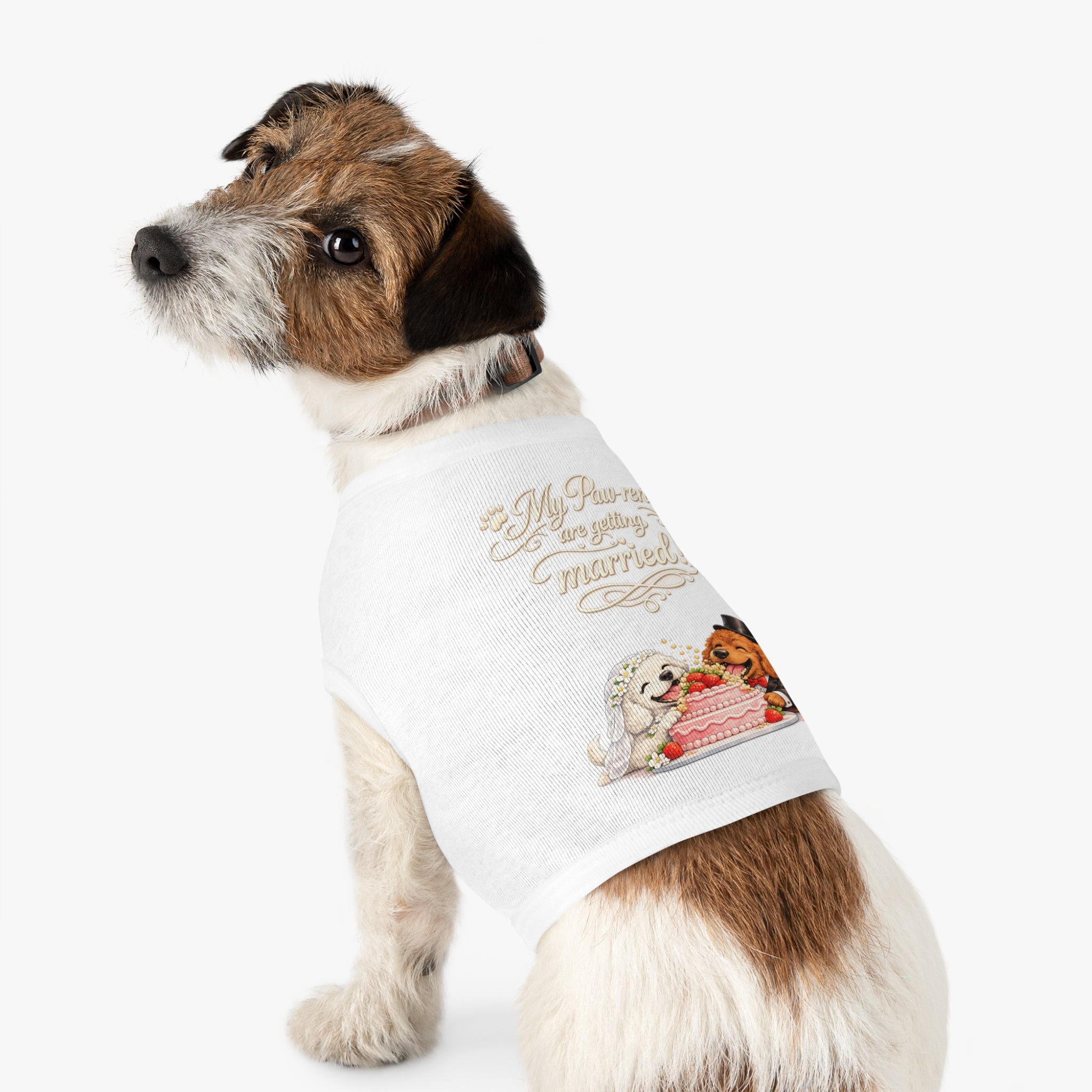 Engagement Gift for Dog Lovers -- My Pawrents Are Getting Married Dog Shirt Wedding Gift (Poodle)