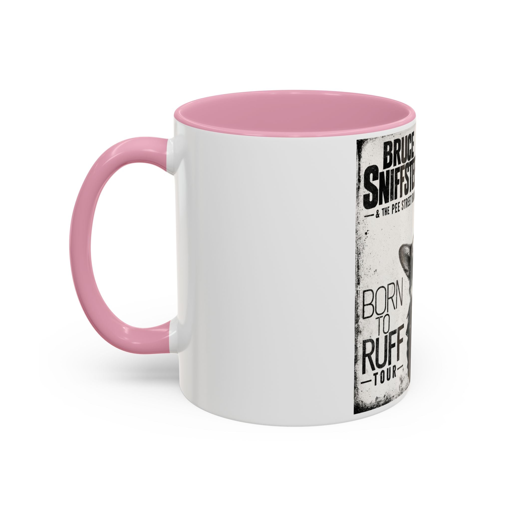 Bruce Sniffsteen & the Pee Street Band Coffee Mug -- Funny Bruce Springsteen 2026 Tour Mug Parody