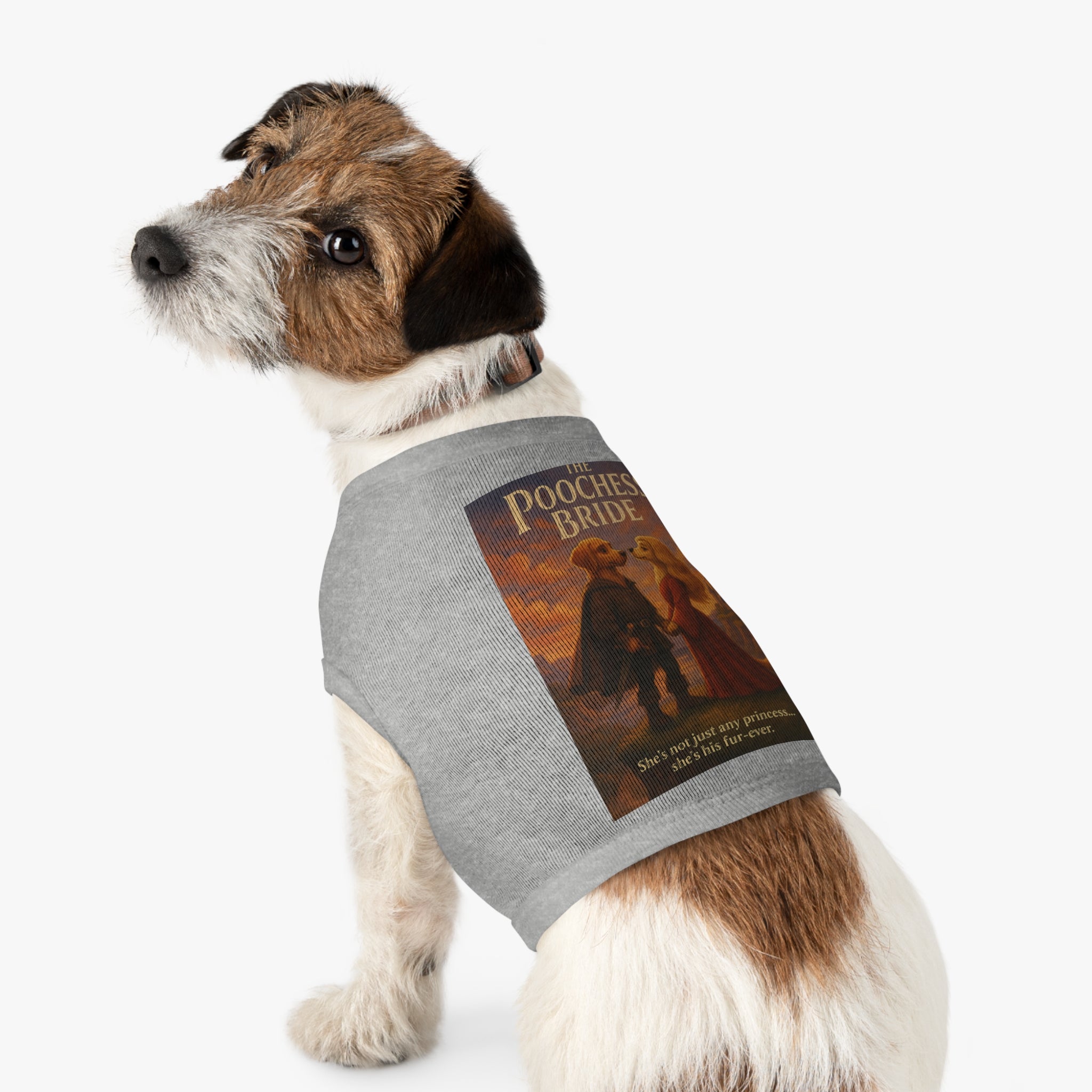 The Poochess Bride Pet Tank Top-- Funny Parody Shirt for Dogs Lovers