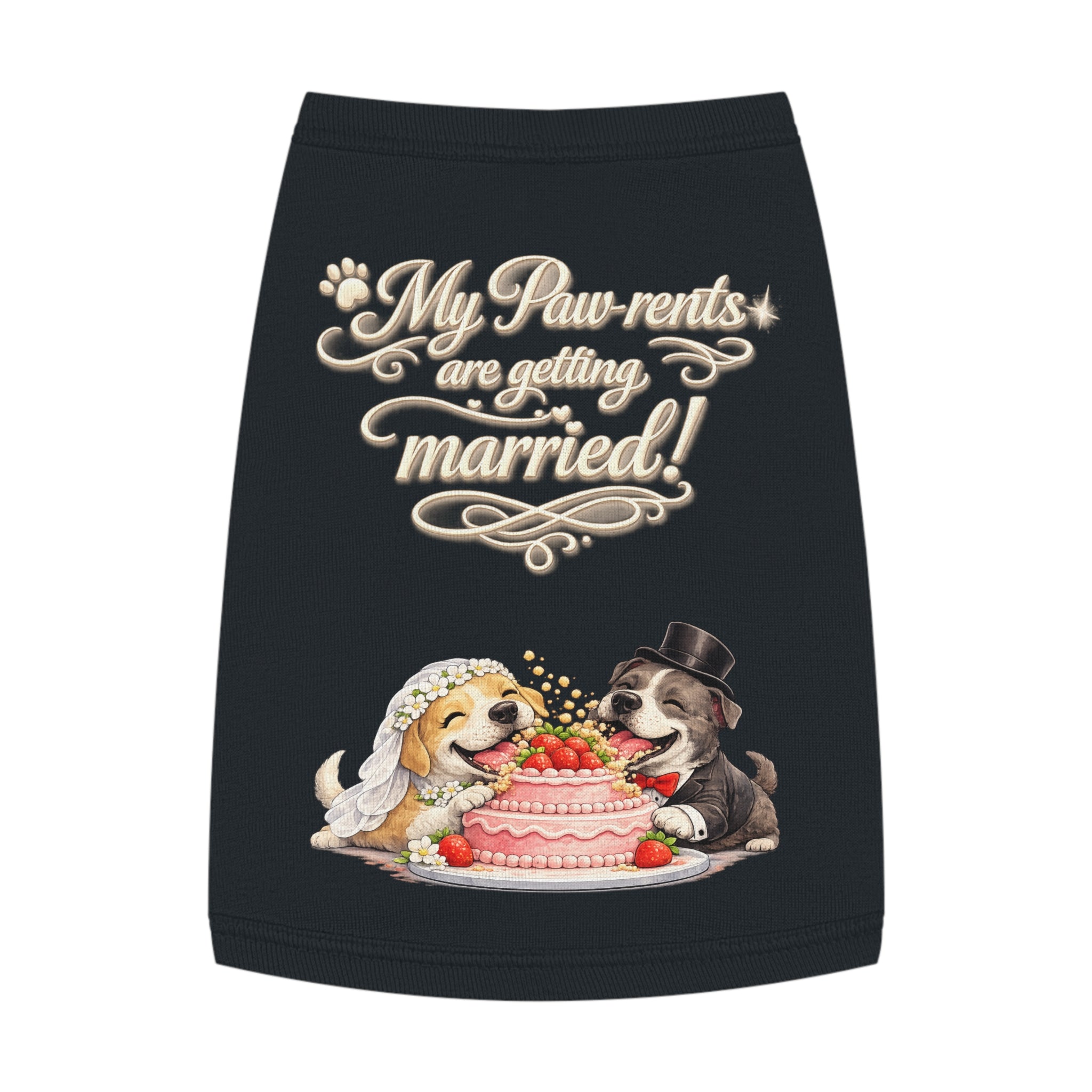 Engagement Gift for Dog Lovers -- My Pawrents Are Getting Married Dog Shirt Wedding Gift (Pit bull)