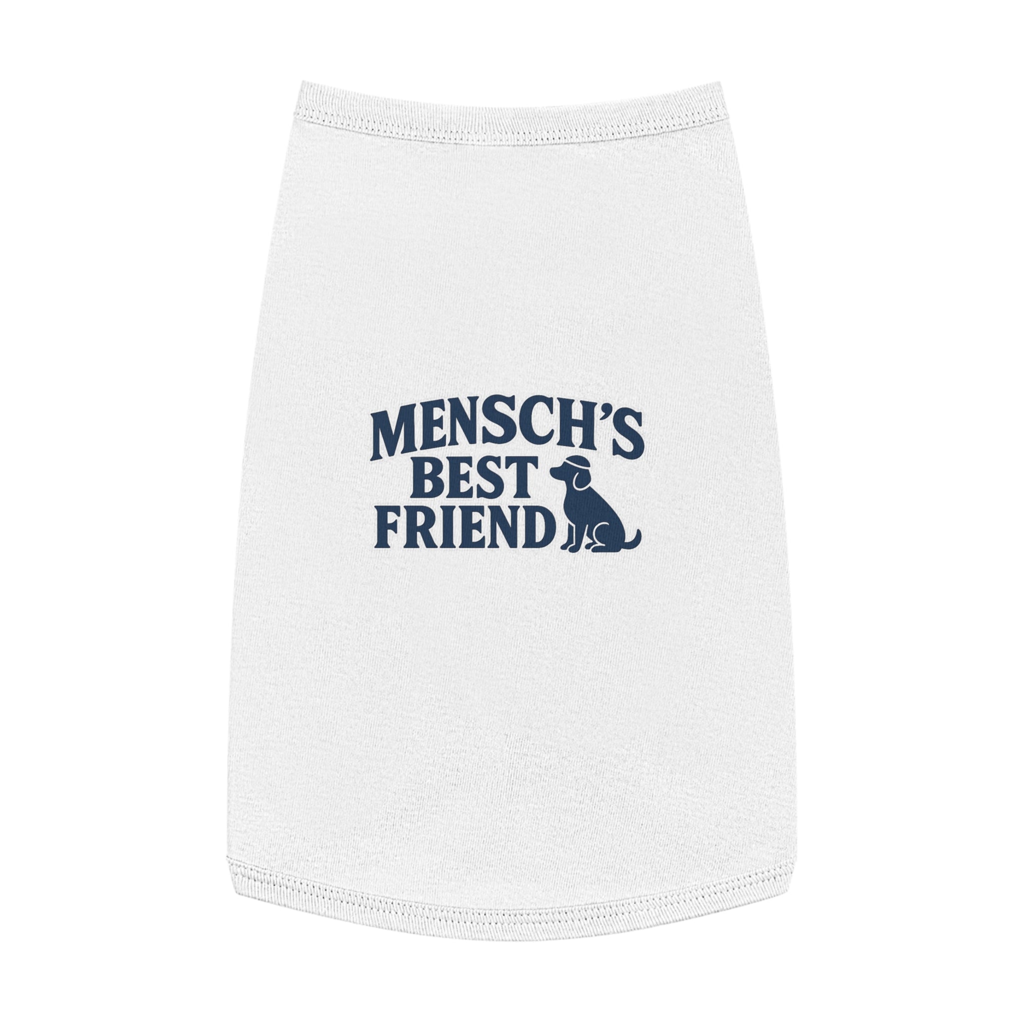 Mensch's Best Friend Dog Tank Top -- Funny Christmas Apparel for Dogs
