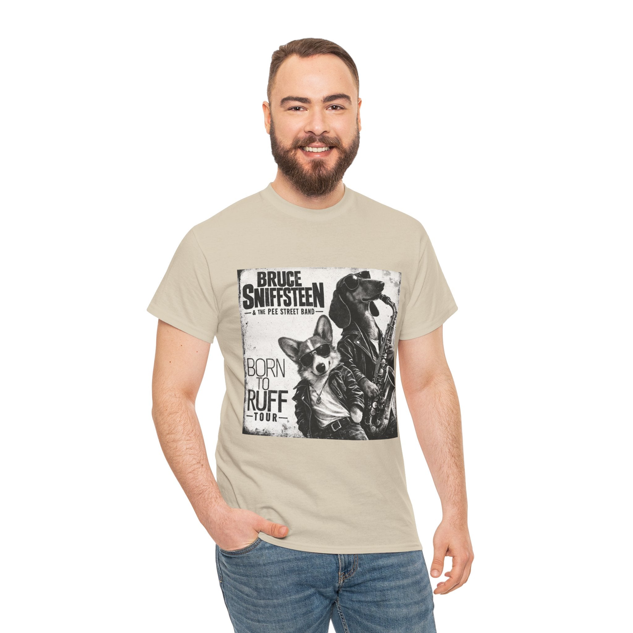 Bruce Sniffsteen & the Pee Street Band Shirt -- Funny Bruce Springsteen 2026 Tour Shirt Parody