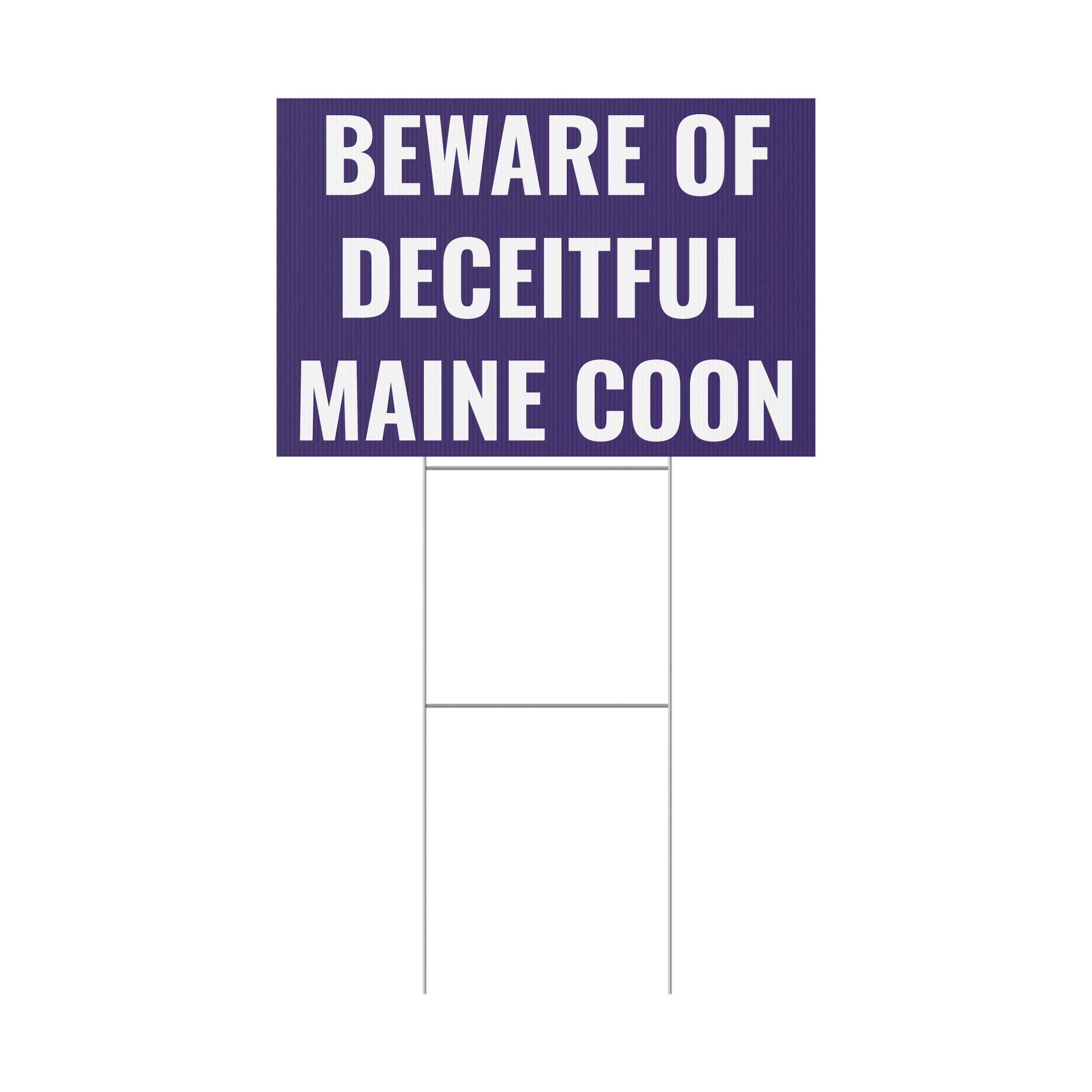 Copy of Copy of Copy of Beware of Anxious Chihuahua Yard Sign - Funny Dog Warning Plastic Lawn Sign