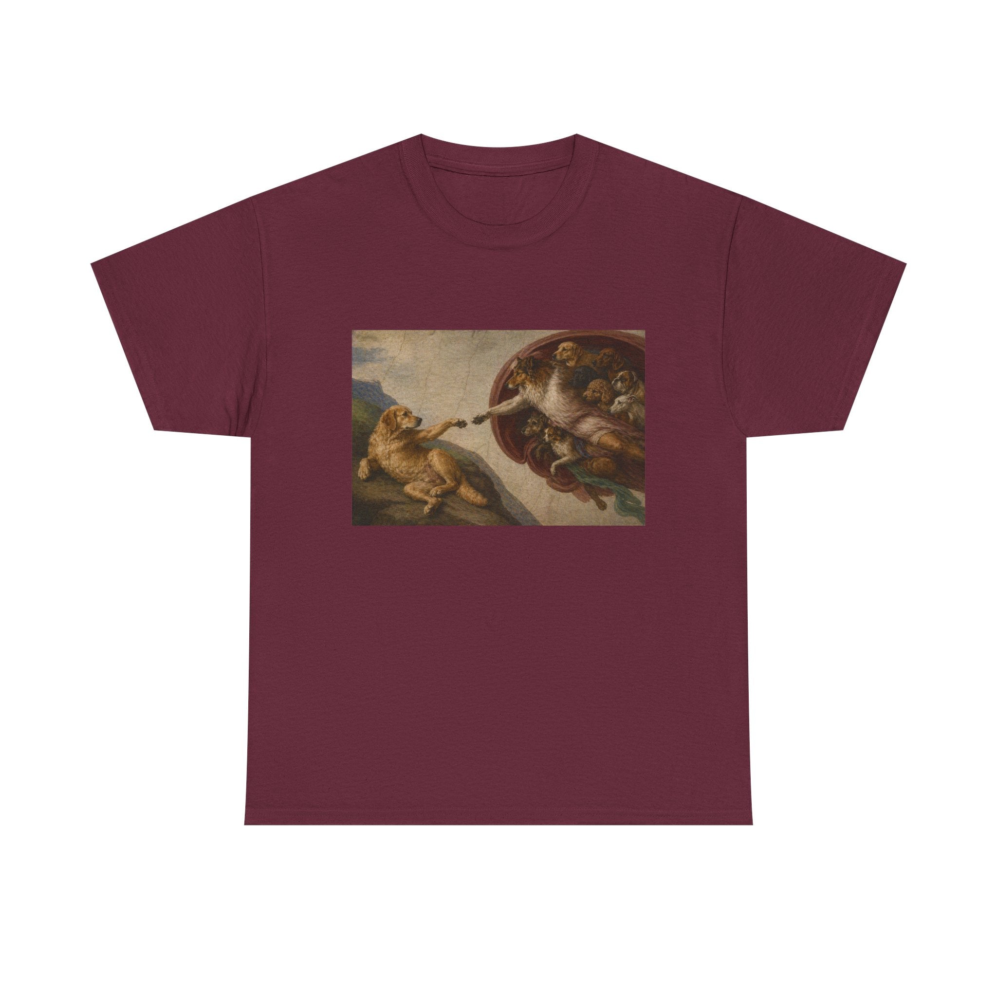 The Creation of Paw-dam -- Funny Shirt for Dog and Art Lovers