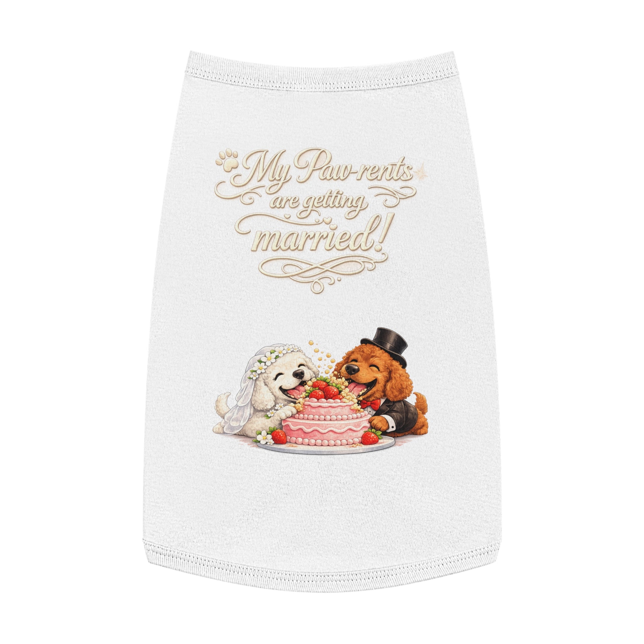 Engagement Gift for Dog Lovers -- My Pawrents Are Getting Married Dog Shirt Wedding Gift (Poodle)