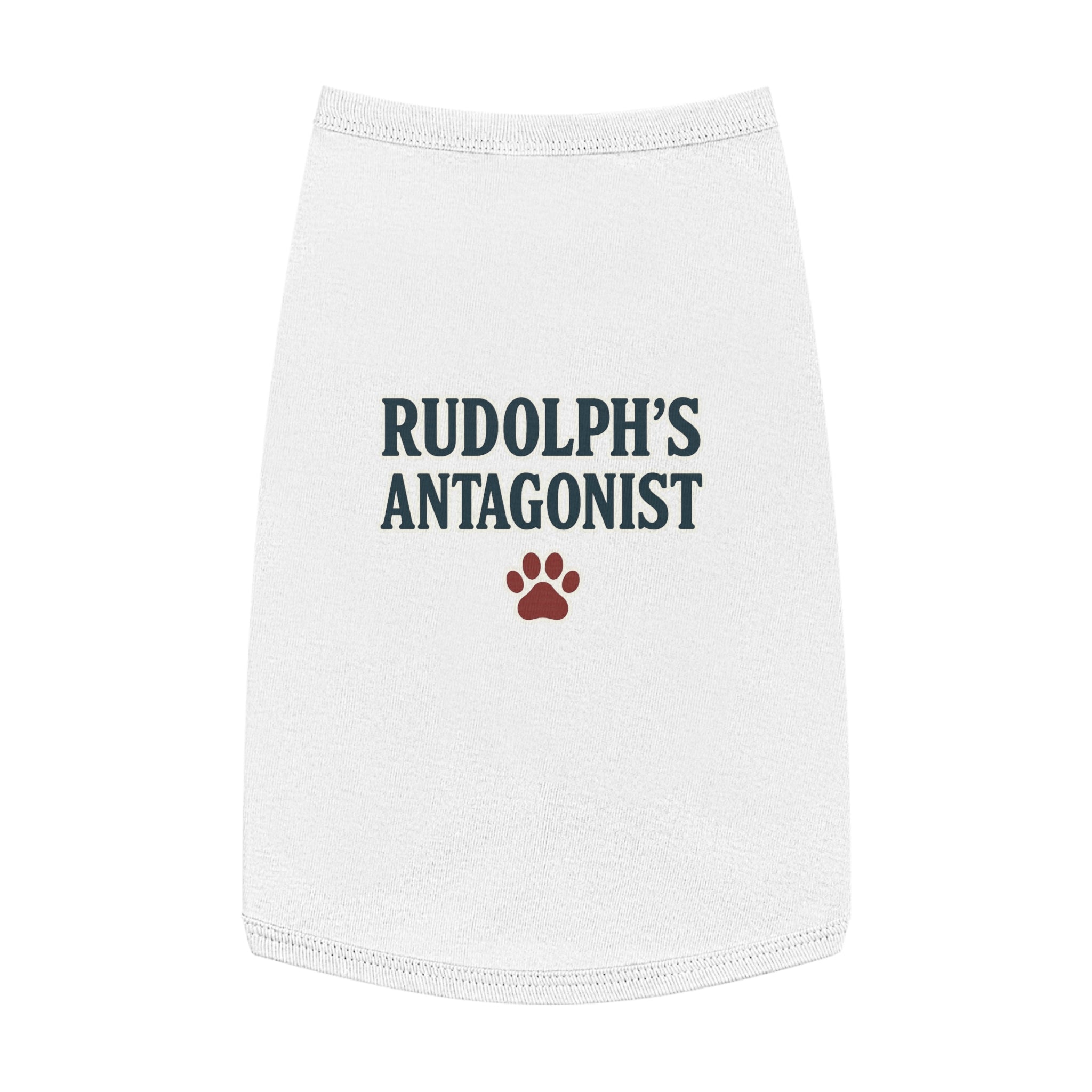 Rudolph's Antagonist Dog Tank Top -- Funny Christmas Apparel for Dogs
