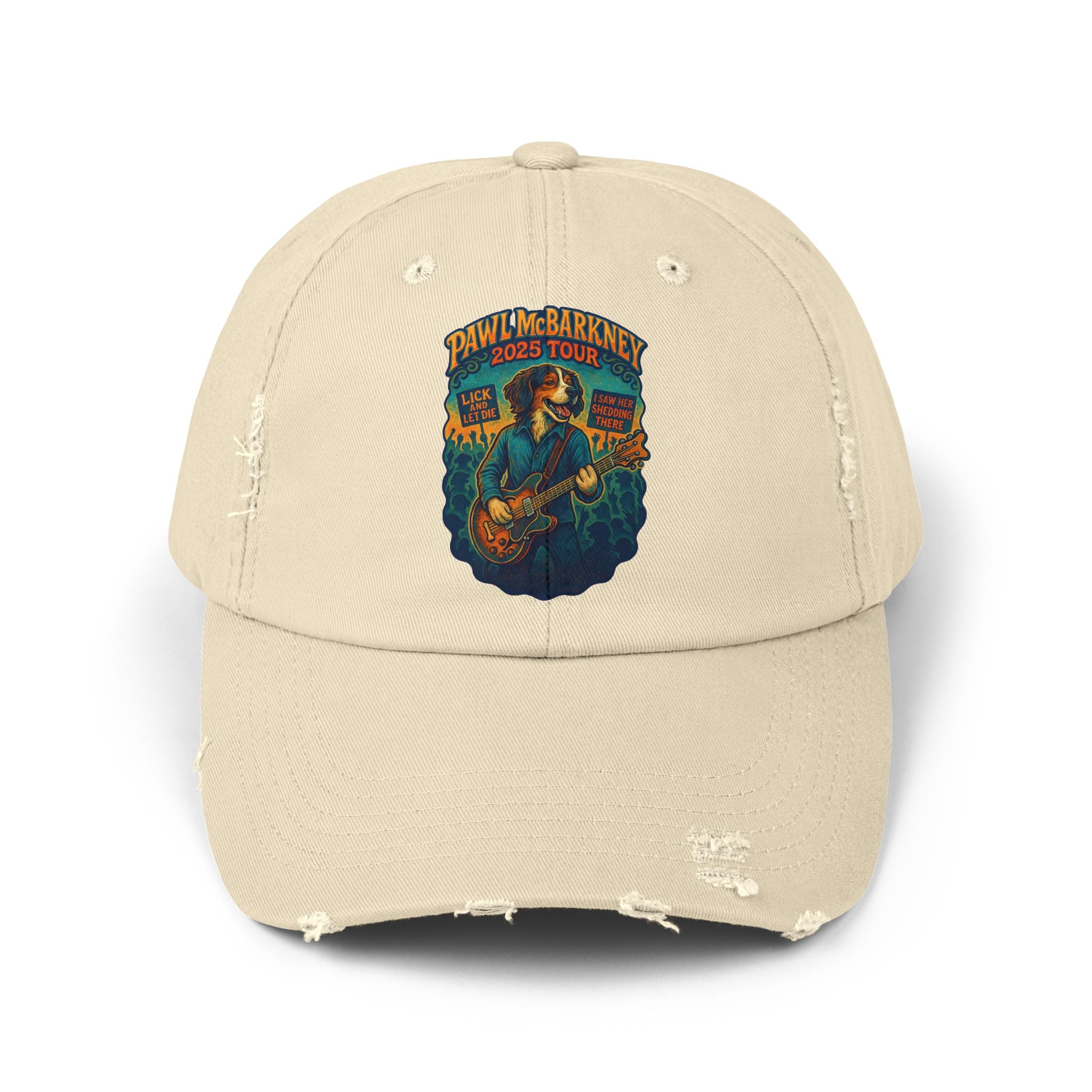 Pawl McBarkney Tour Hat -- Paul McCartney 2025 Tour Merchandise Dog Parody Hat