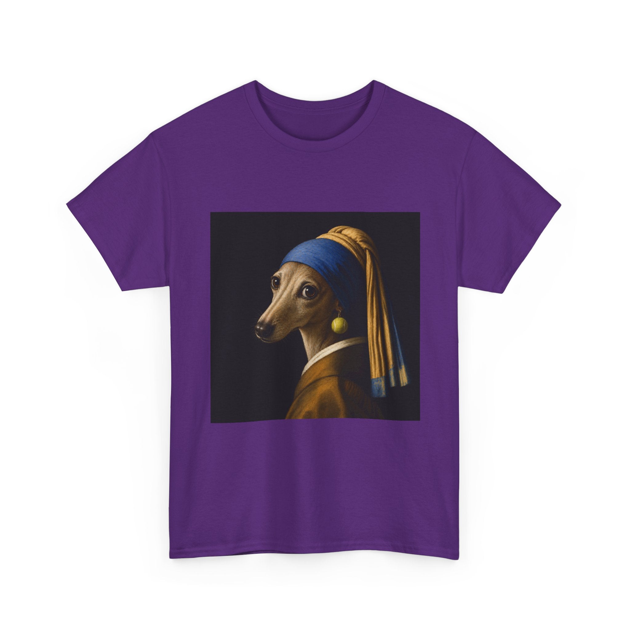 The Girl With the Fuzzy Earring -- Funny Shirt for Dog and Art Lovers