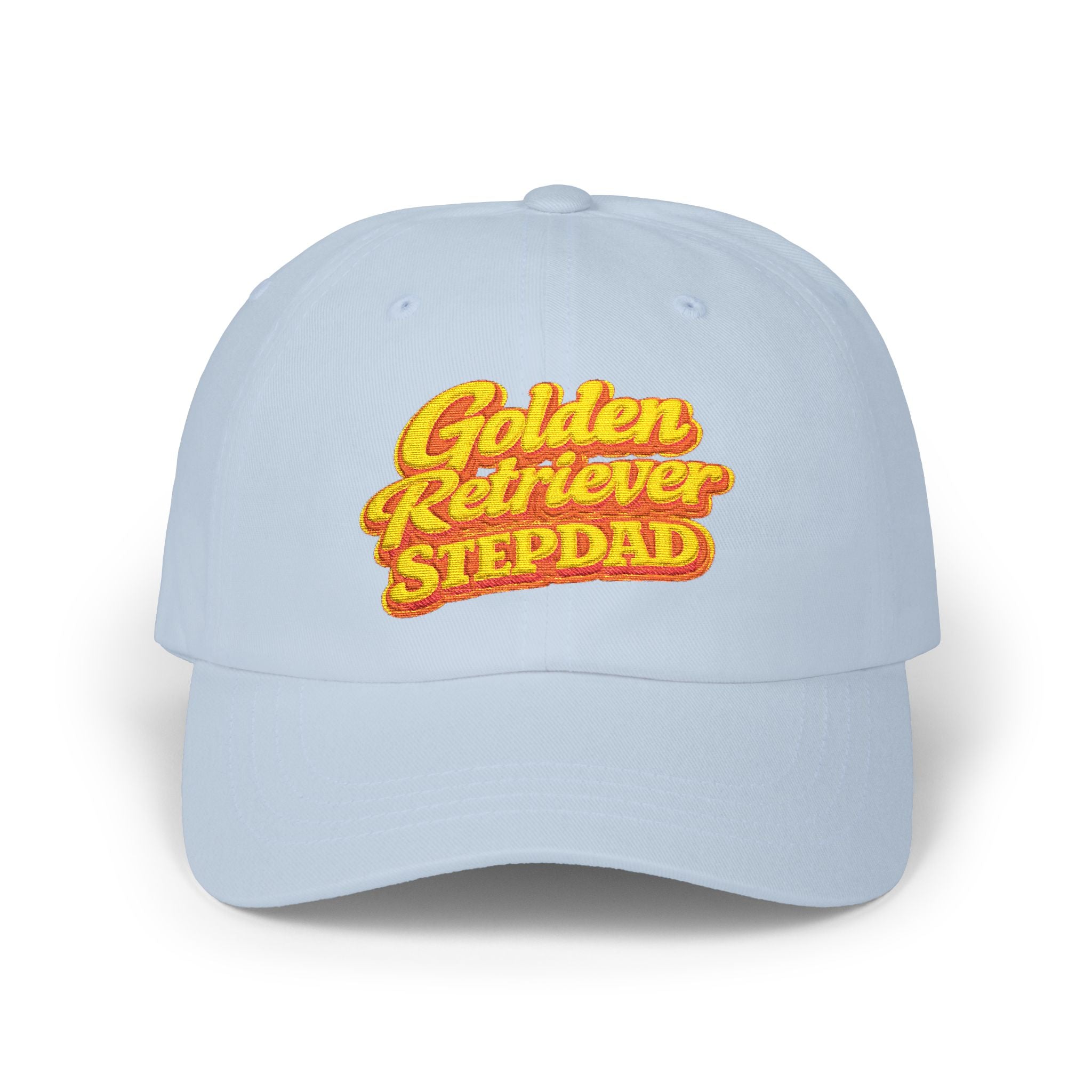 Golden Retriever Stepdad Dad Cap — Embroidered Baseball Hat for Pug Lovers