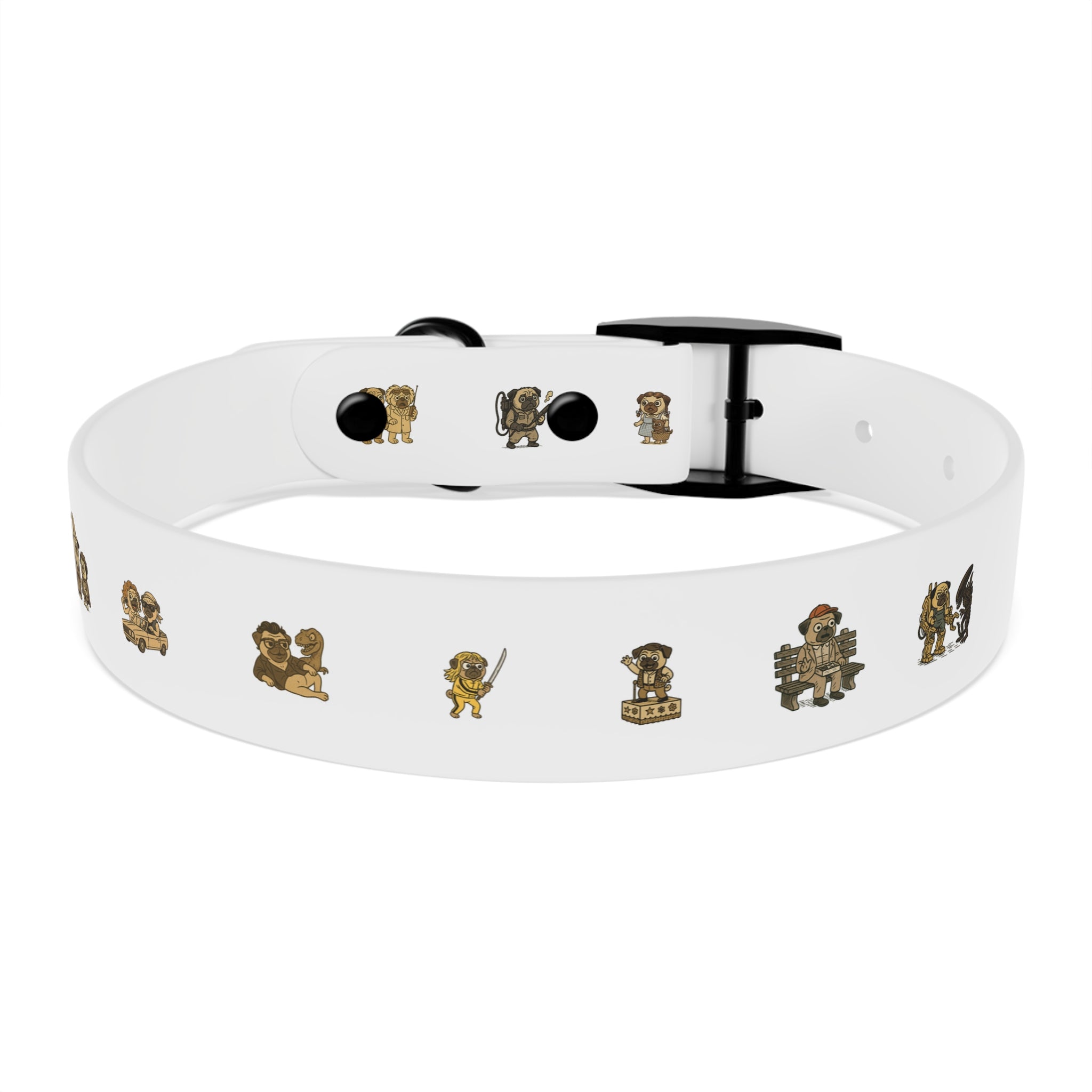 Movie Pugs Dog Collar – Funny Film-Inspired Pet Accessory for Pug Lovers