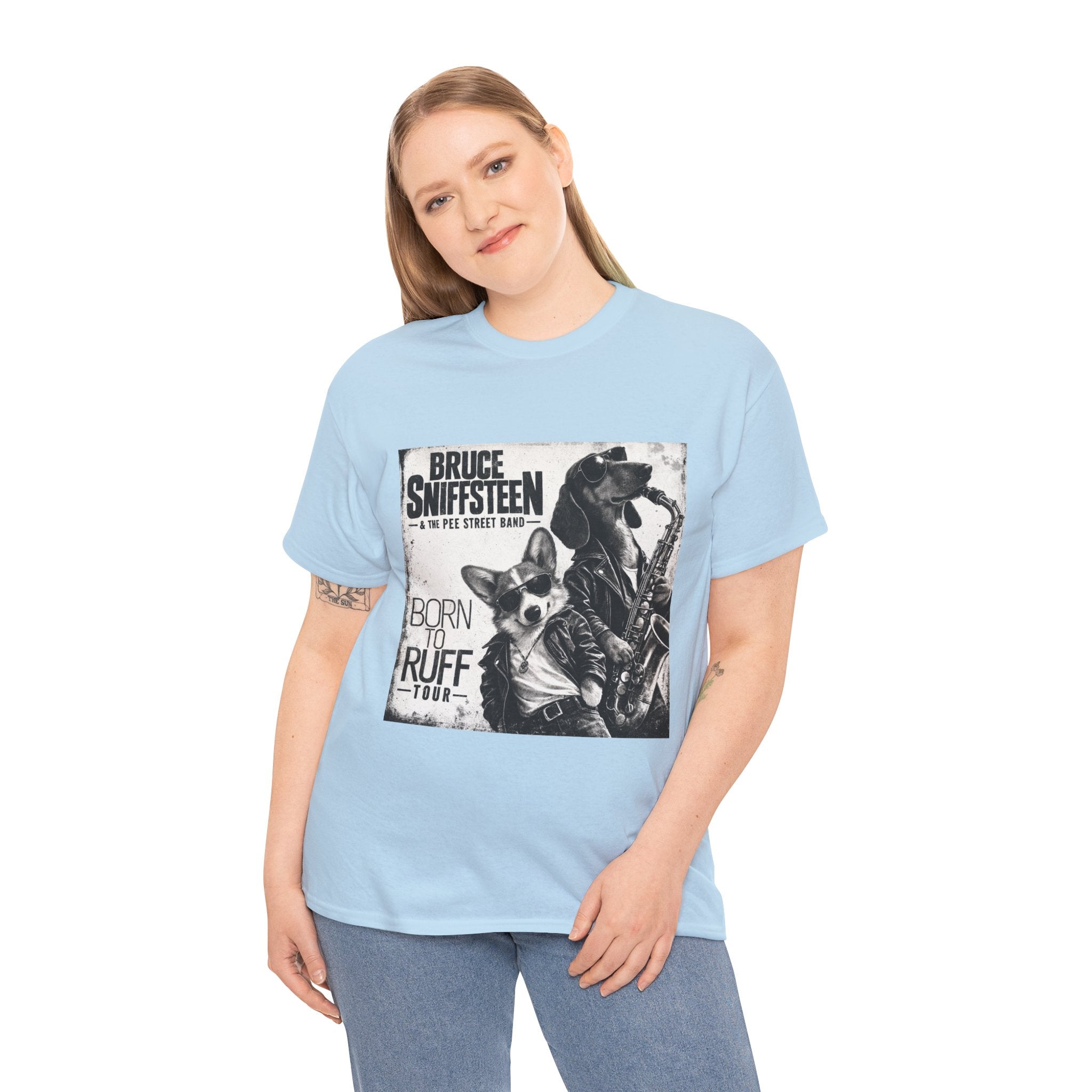 Bruce Sniffsteen & the Pee Street Band Shirt -- Funny Bruce Springsteen 2026 Tour Shirt Parody