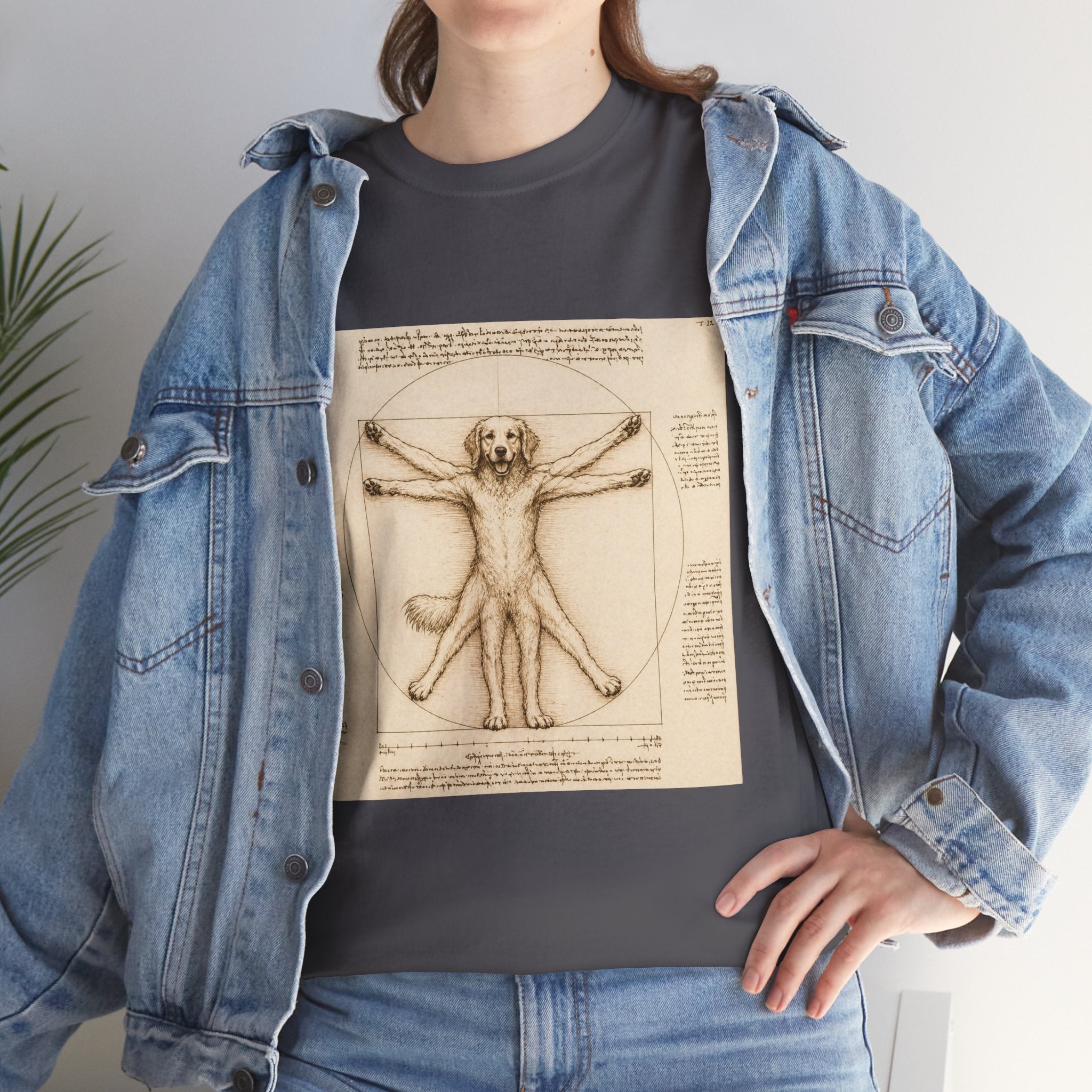 The Furtruvian Man -- Funny Shirt for Dog and Art Lovers