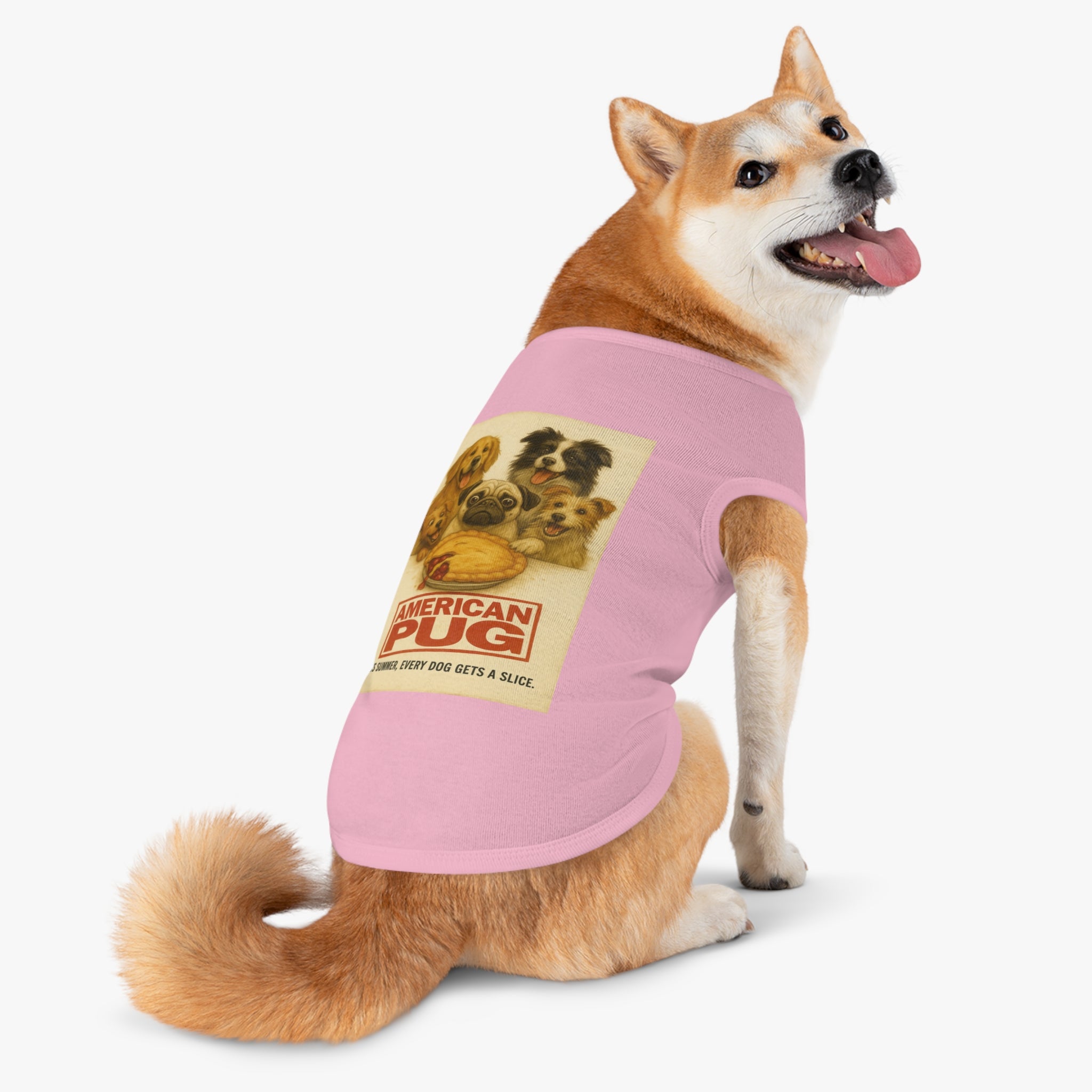 American Pug Pet Tank Top-- Funny Parody Shirt for Dog Lovers