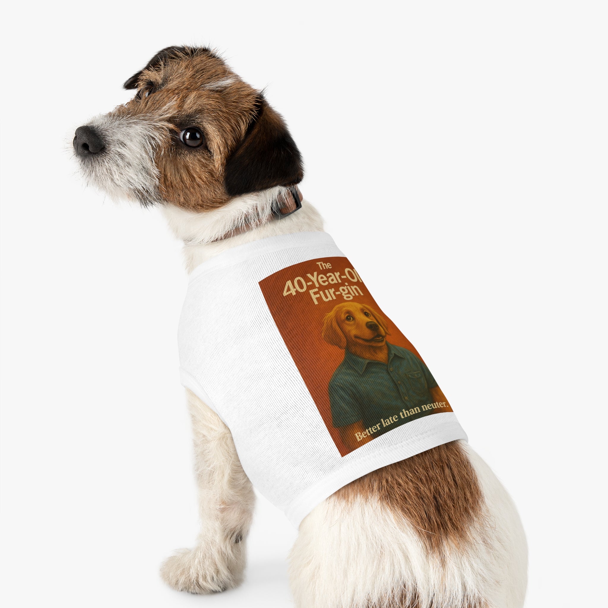 The 40-Year-Old Furgin Pet Tank Top-- Funny Parody Shirt for Dog Lovers
