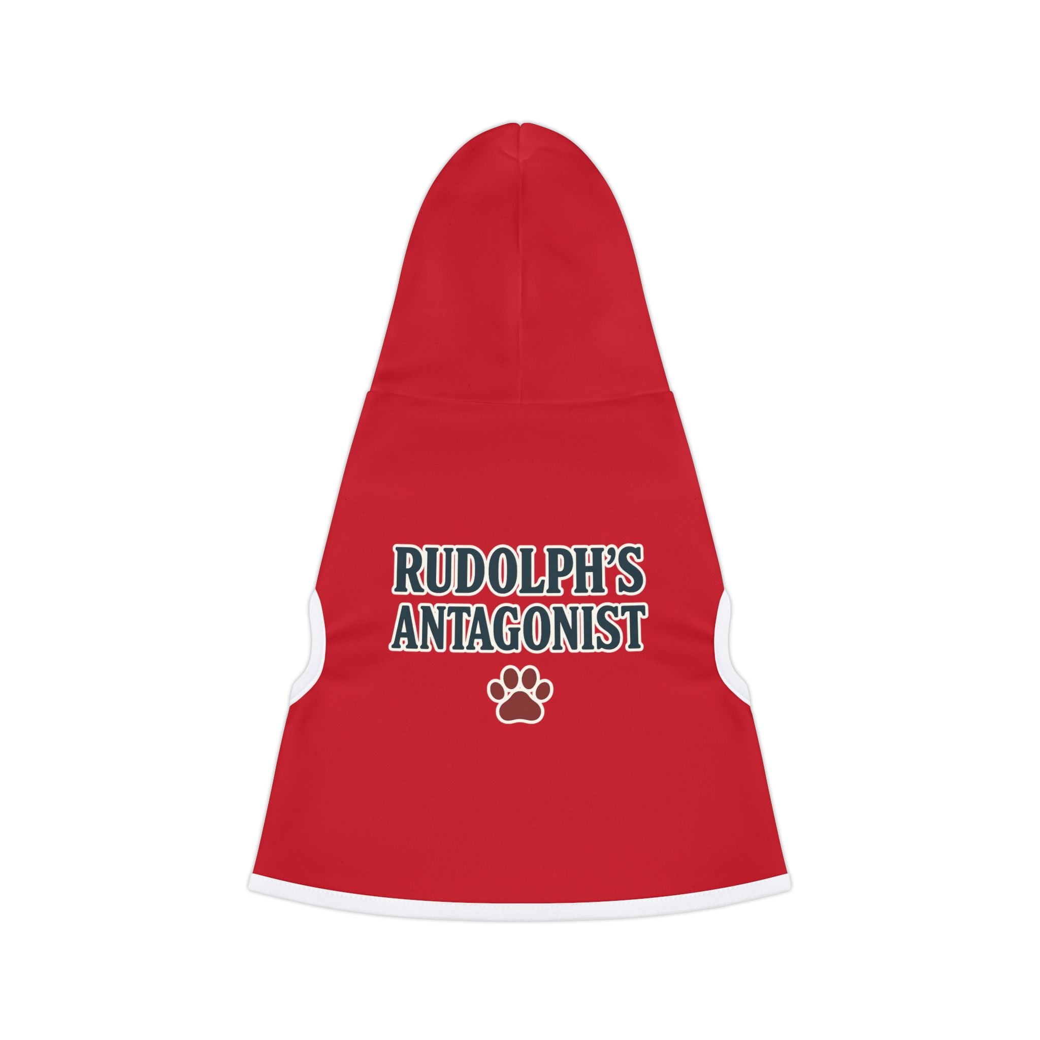 Rudolph's Antagonist Dog Hoodie -- Funny Dog Christmas Apparel