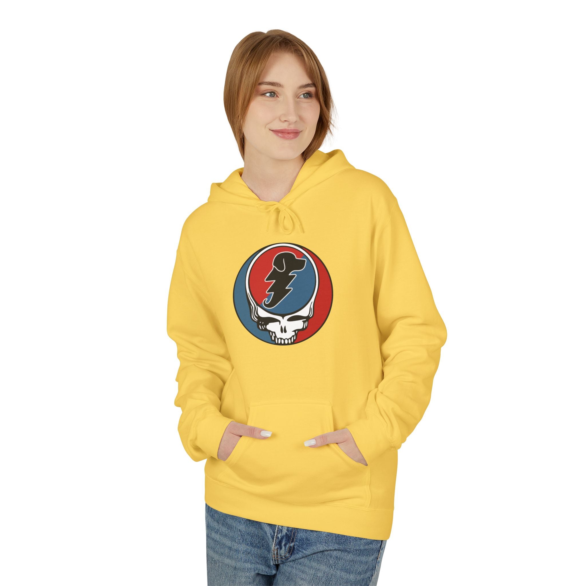 Grateful Dead Parody Dog Hoodie — Funny Hoodie for Deadheads and Dog Lovers