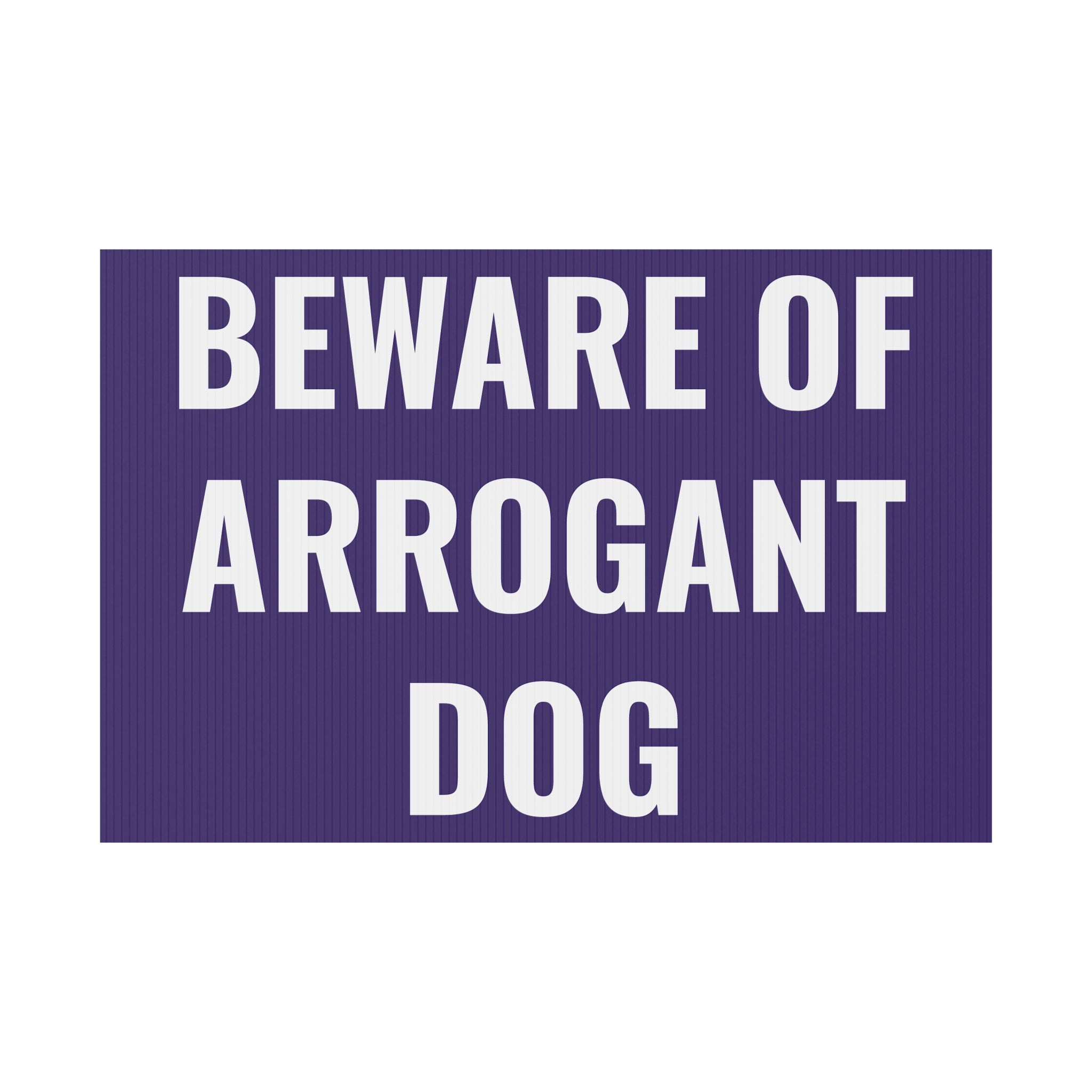 Copy of Copy of Copy of Copy of Beware of Anxious Chihuahua Yard Sign - Funny Dog Warning Plastic Lawn Sign