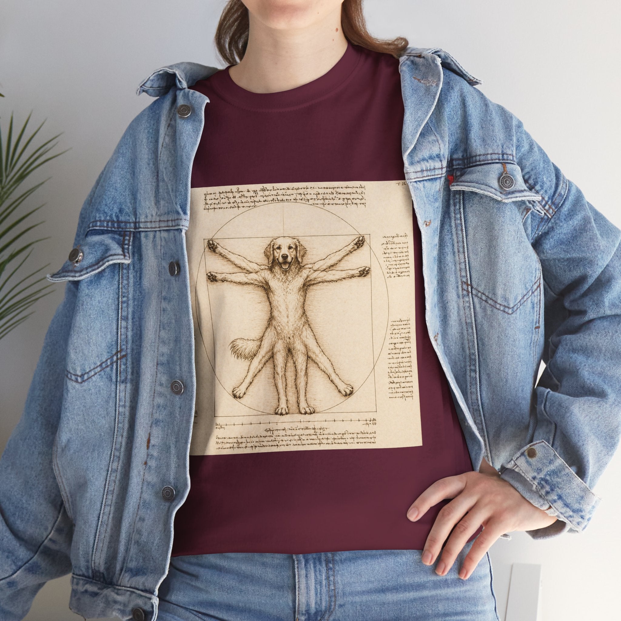 The Furtruvian Man -- Funny Shirt for Dog and Art Lovers