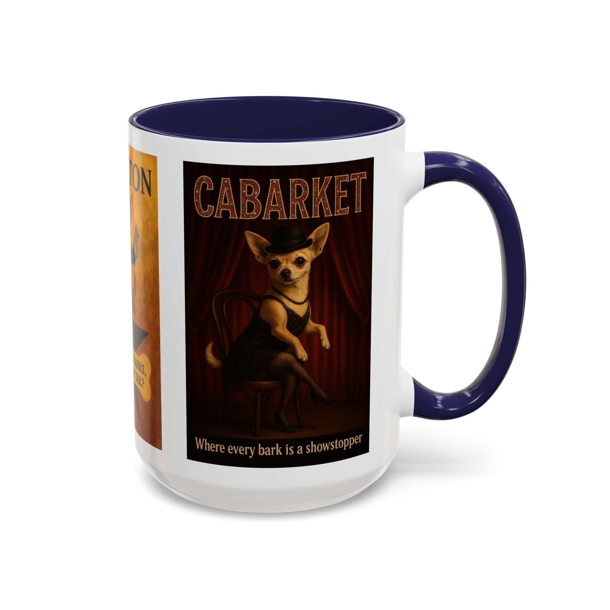 Broadway Dog Parody Mug – Funny Wicked, Hamilton & Cabaret Musical Gift