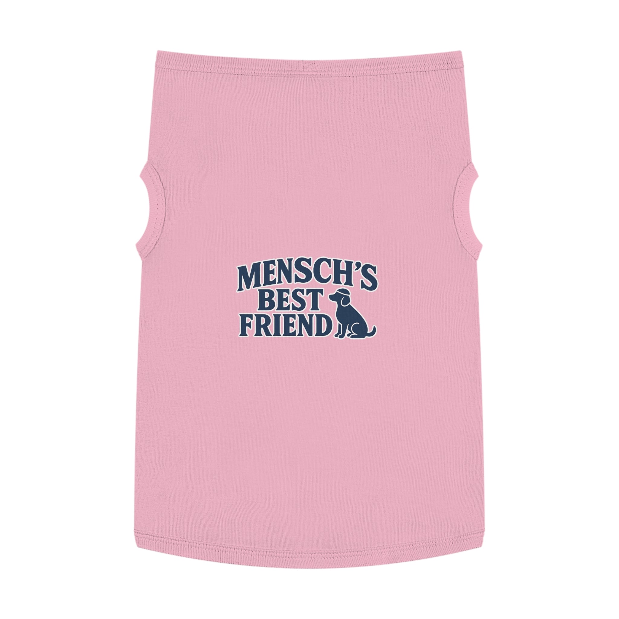 Mensch's Best Friend Dog Tank Top -- Funny Christmas Apparel for Dogs