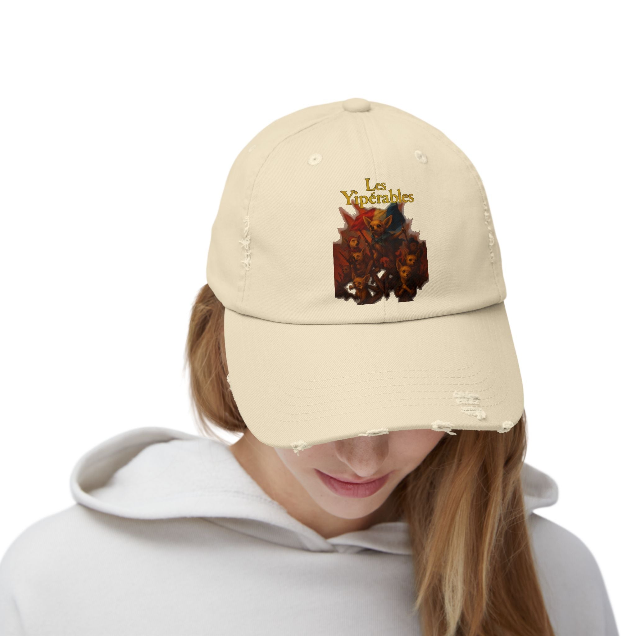Les Yipérables -- Funny Hat for Dog and Broadway Lovers