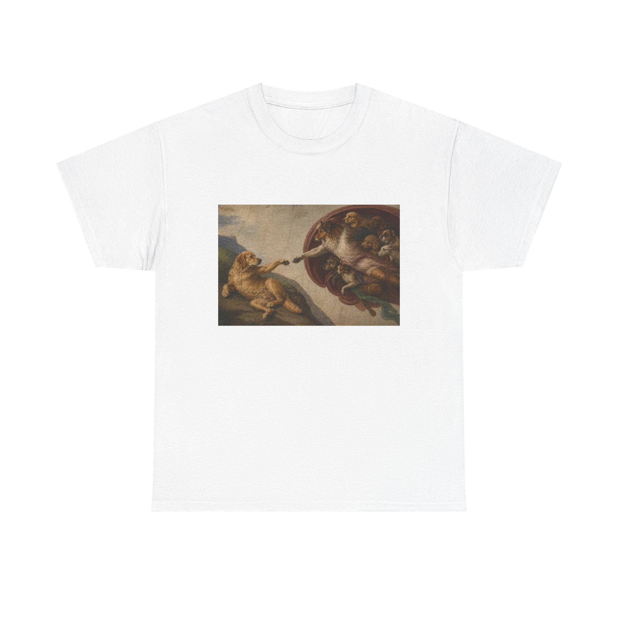 The Creation of Paw-dam -- Funny Shirt for Dog and Art Lovers
