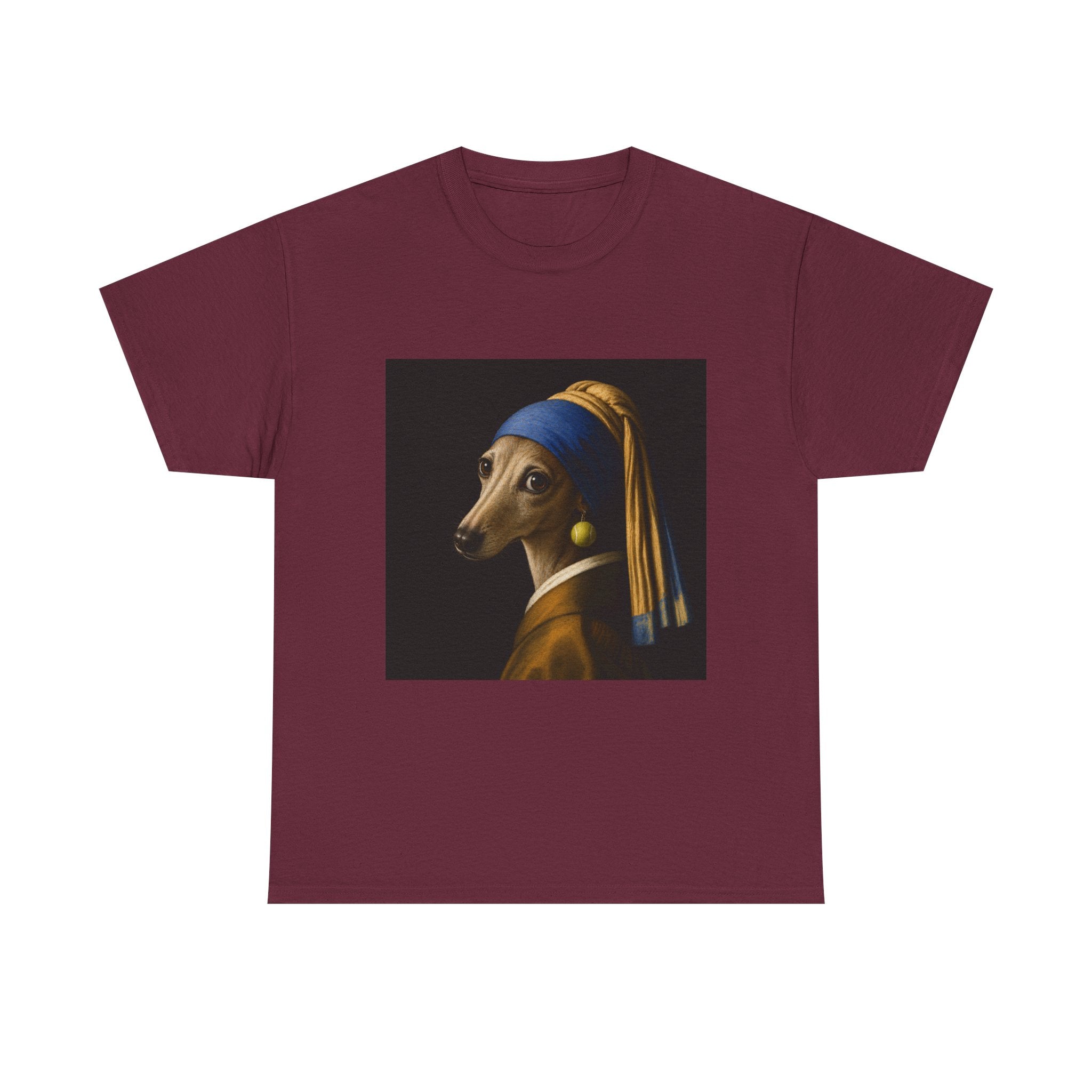 The Girl With the Fuzzy Earring -- Funny Shirt for Dog and Art Lovers