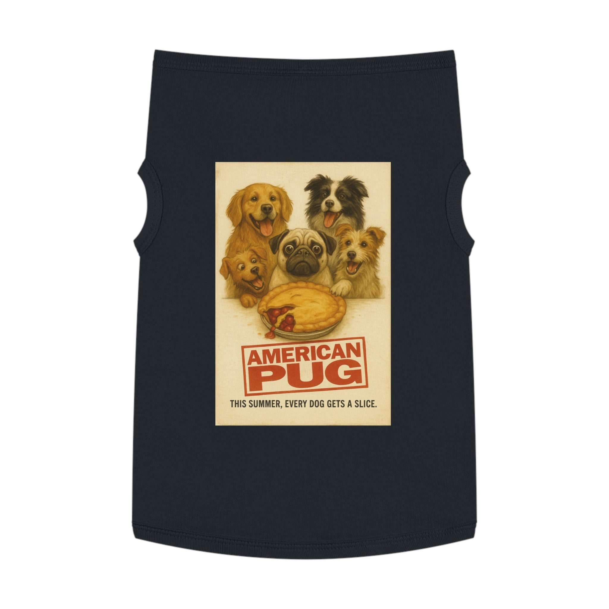 American Pug Pet Tank Top-- Funny Parody Shirt for Dog Lovers