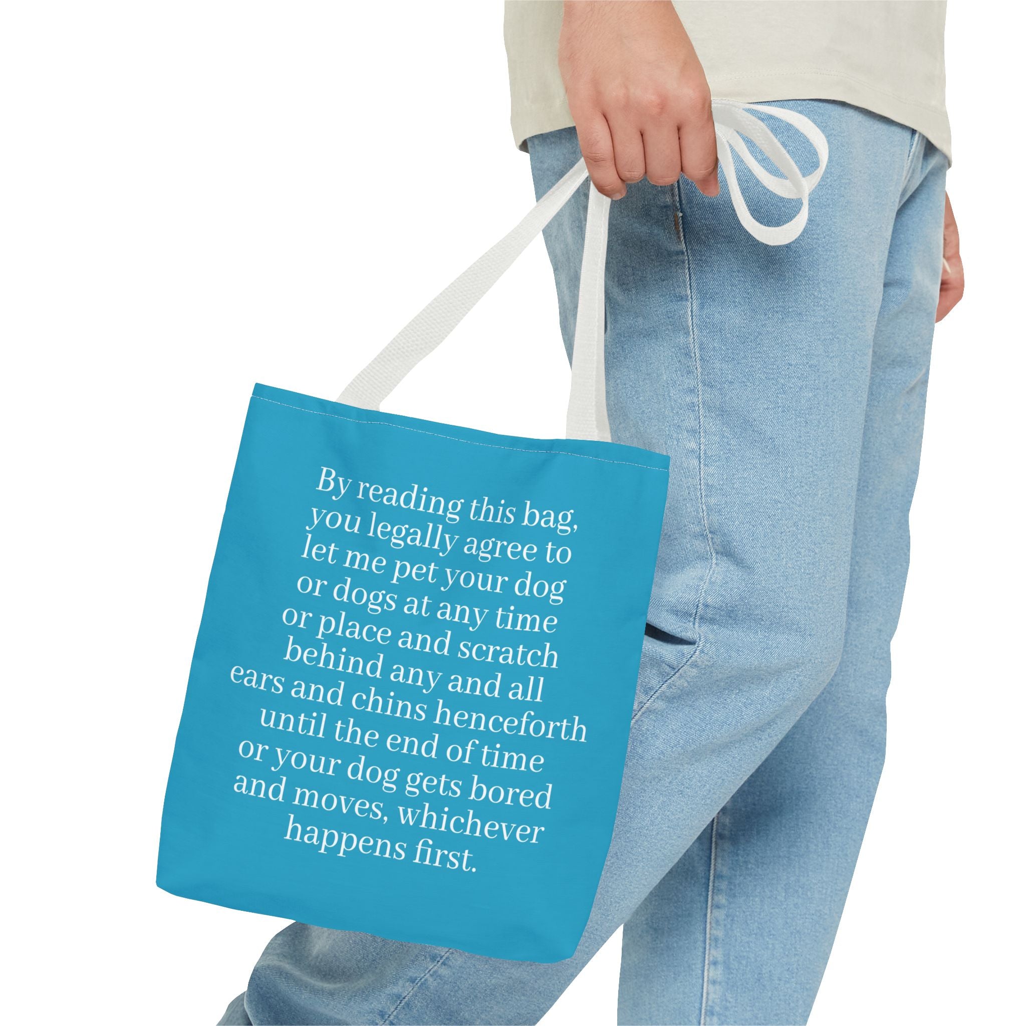 Funny Legal Dog Lover Tote Bag — Great Gift for Canine Fans and Friends
