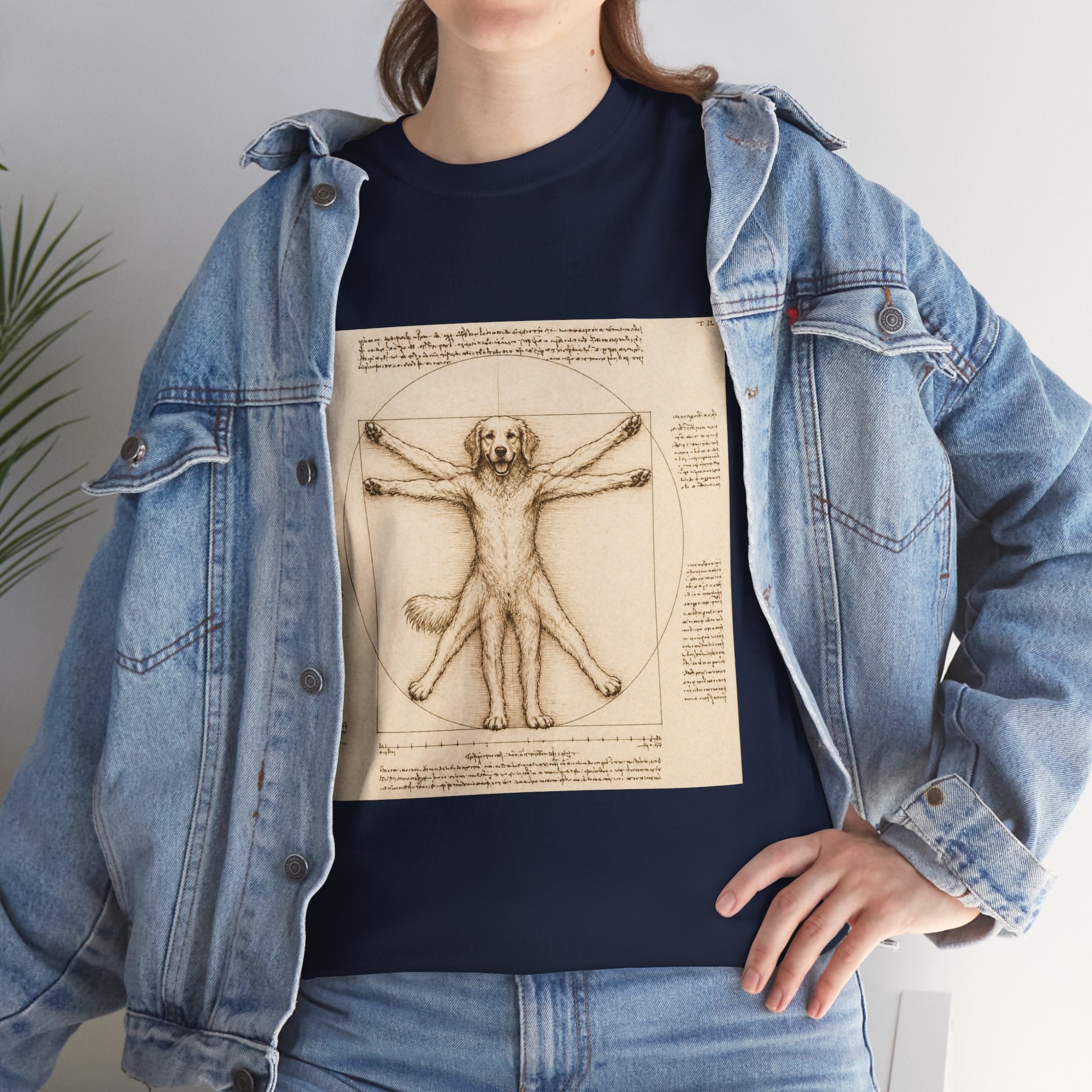 The Furtruvian Man -- Funny Shirt for Dog and Art Lovers