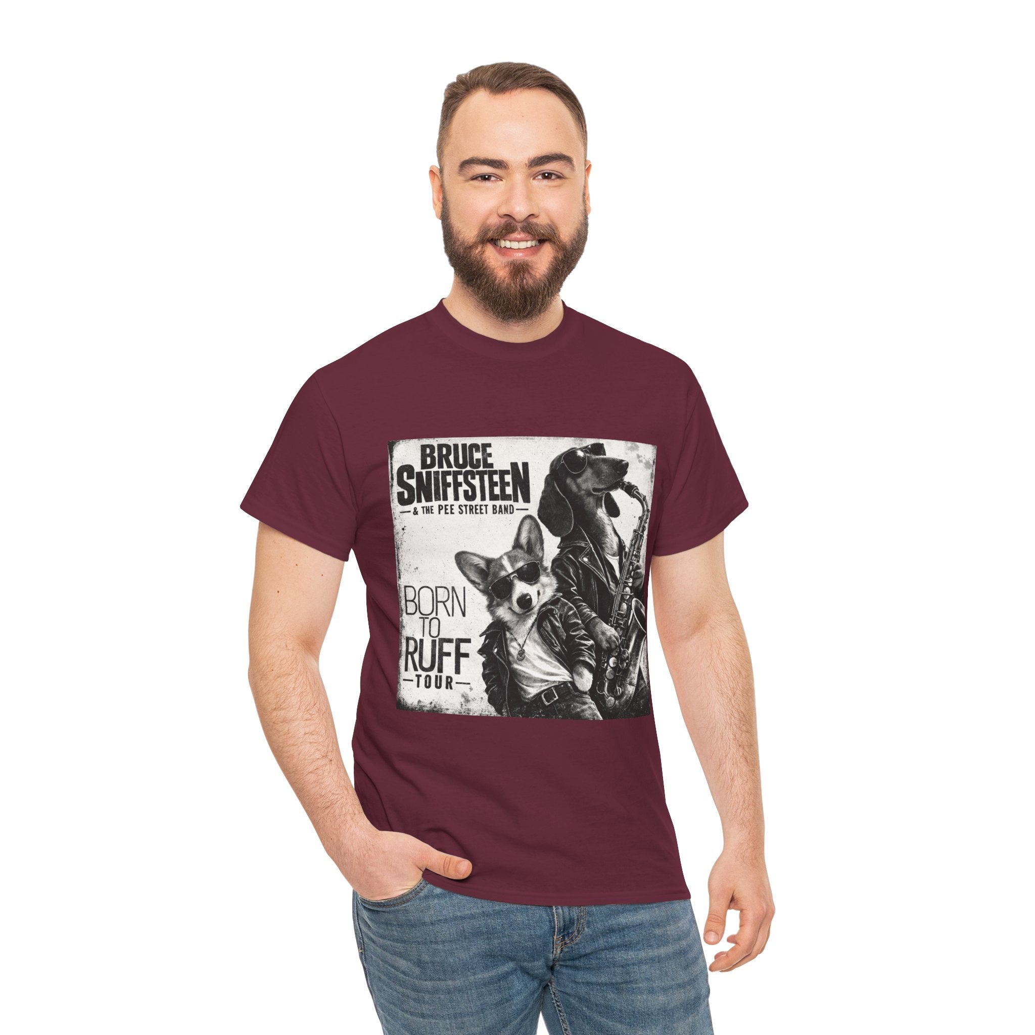 Bruce Sniffsteen & the Pee Street Band Shirt -- Funny Bruce Springsteen 2026 Tour Shirt Parody
