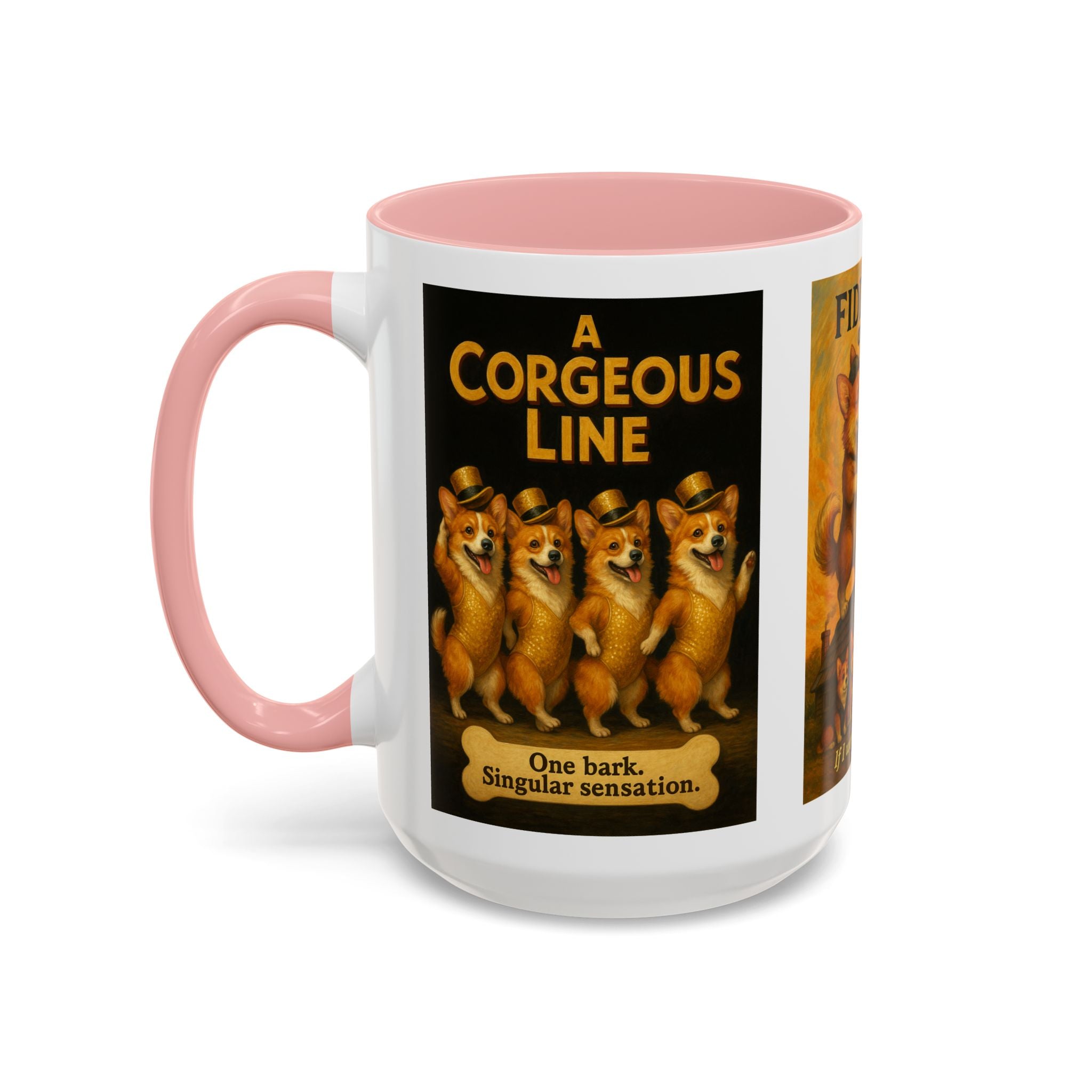 Broadway Dog Parody Mug – Funny Chicago, Fiddler & A Chorus Line Musical Gift