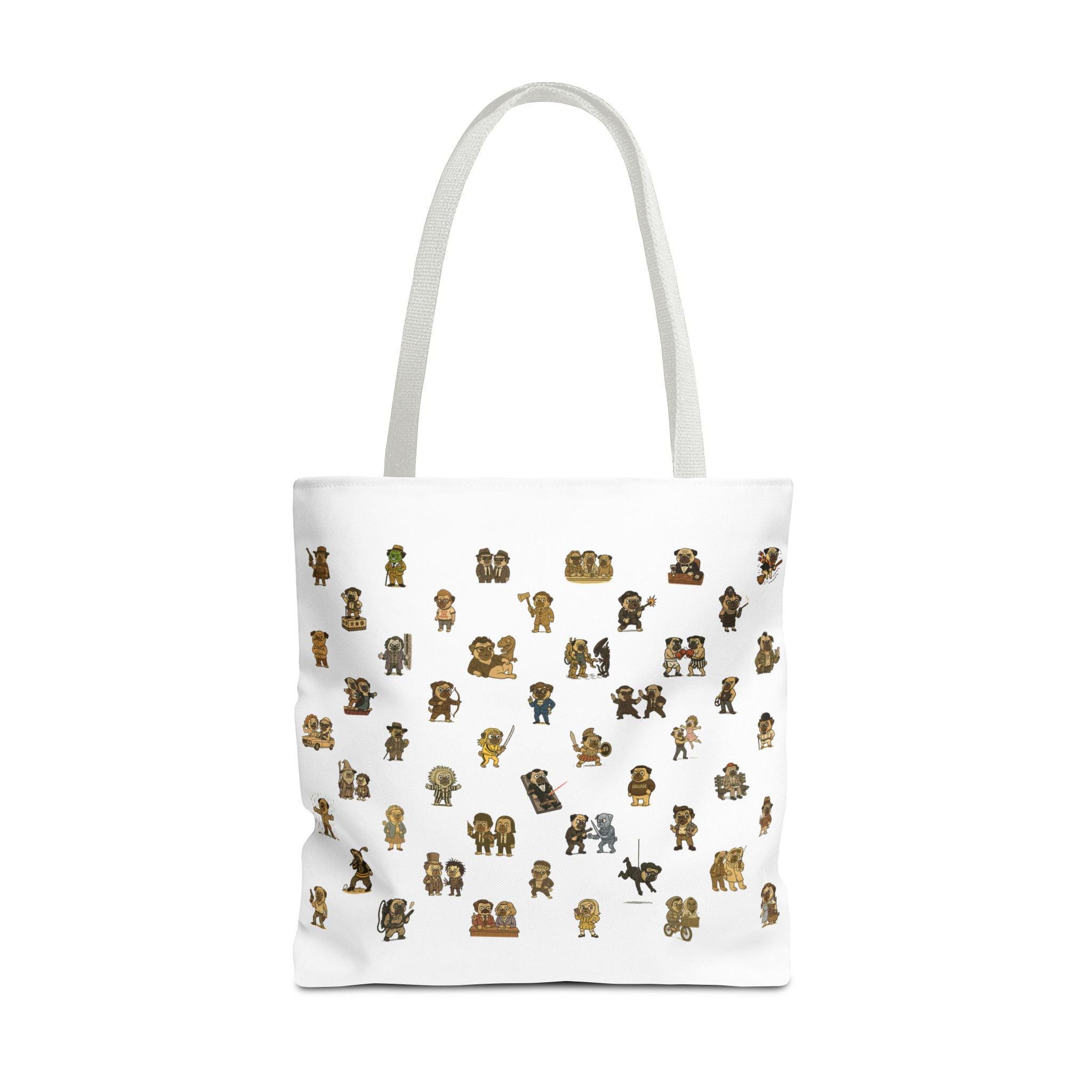 Movie Pugs Tote Bag – Hilarious Bag for Dog Lovers and Cinema Fans