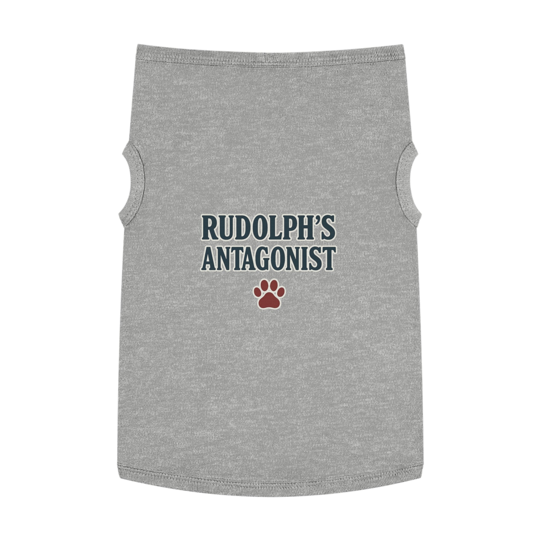 Rudolph's Antagonist Dog Tank Top -- Funny Christmas Apparel for Dogs