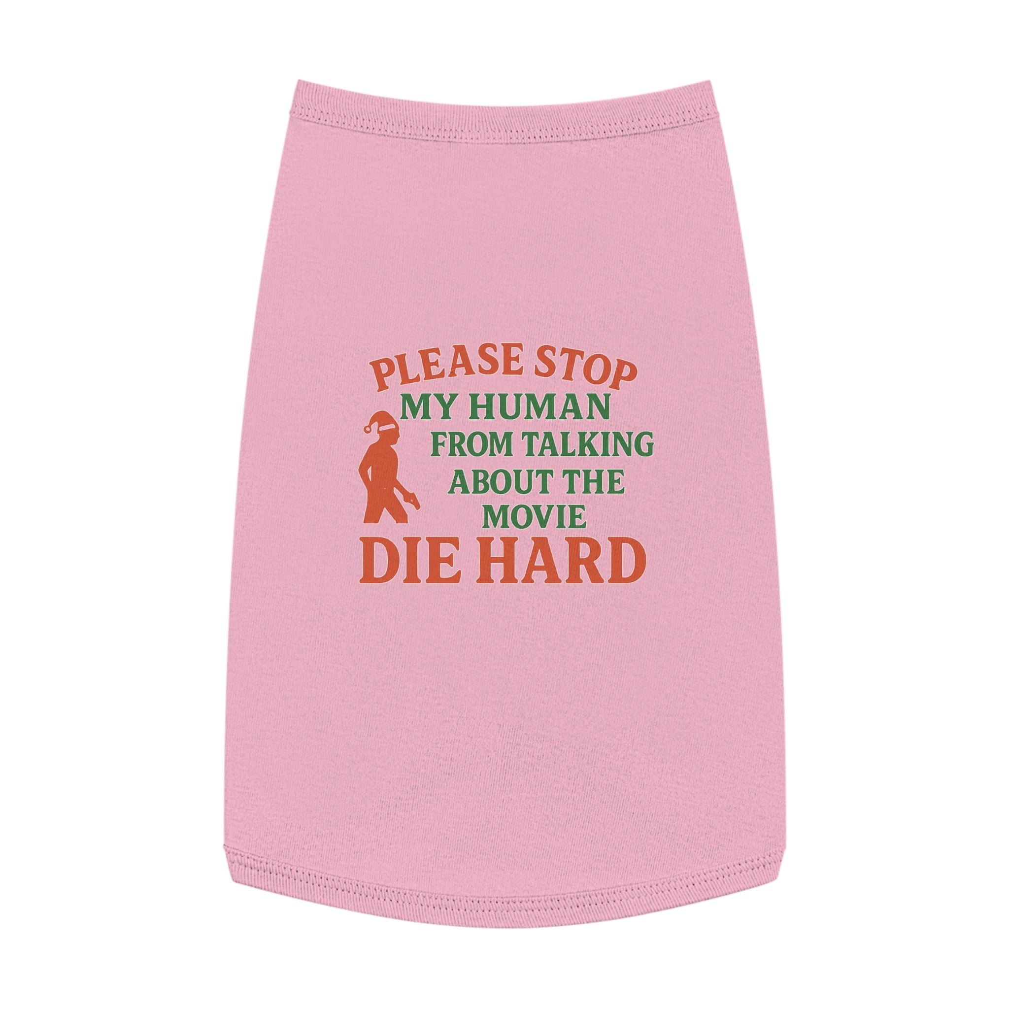 Die Hard Dog Tank Top -- Funny Christmas Apparel for Dogs