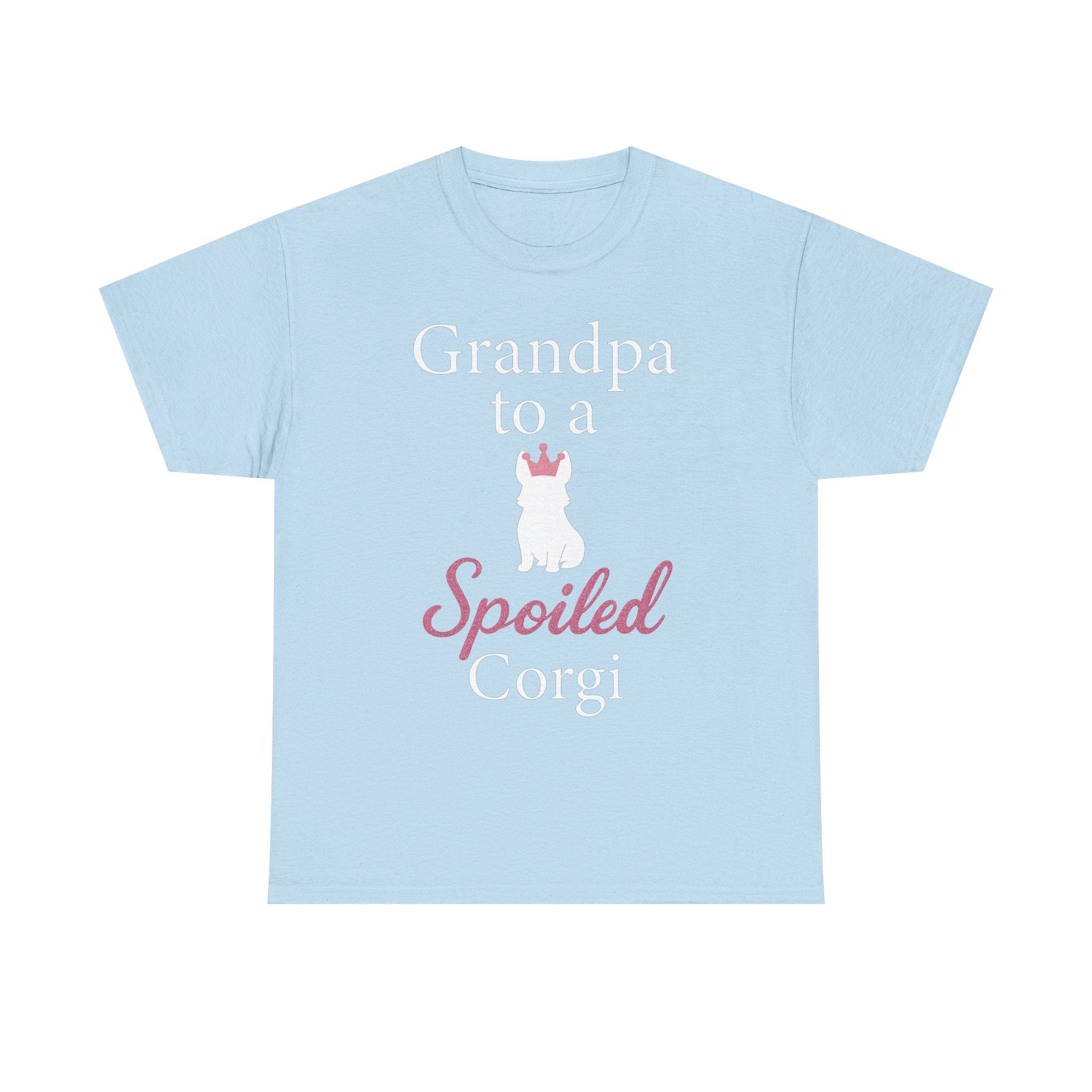 Grandpa to a Spoiled Corgi T-Shirt — Funny Shirt for Dog Lovers