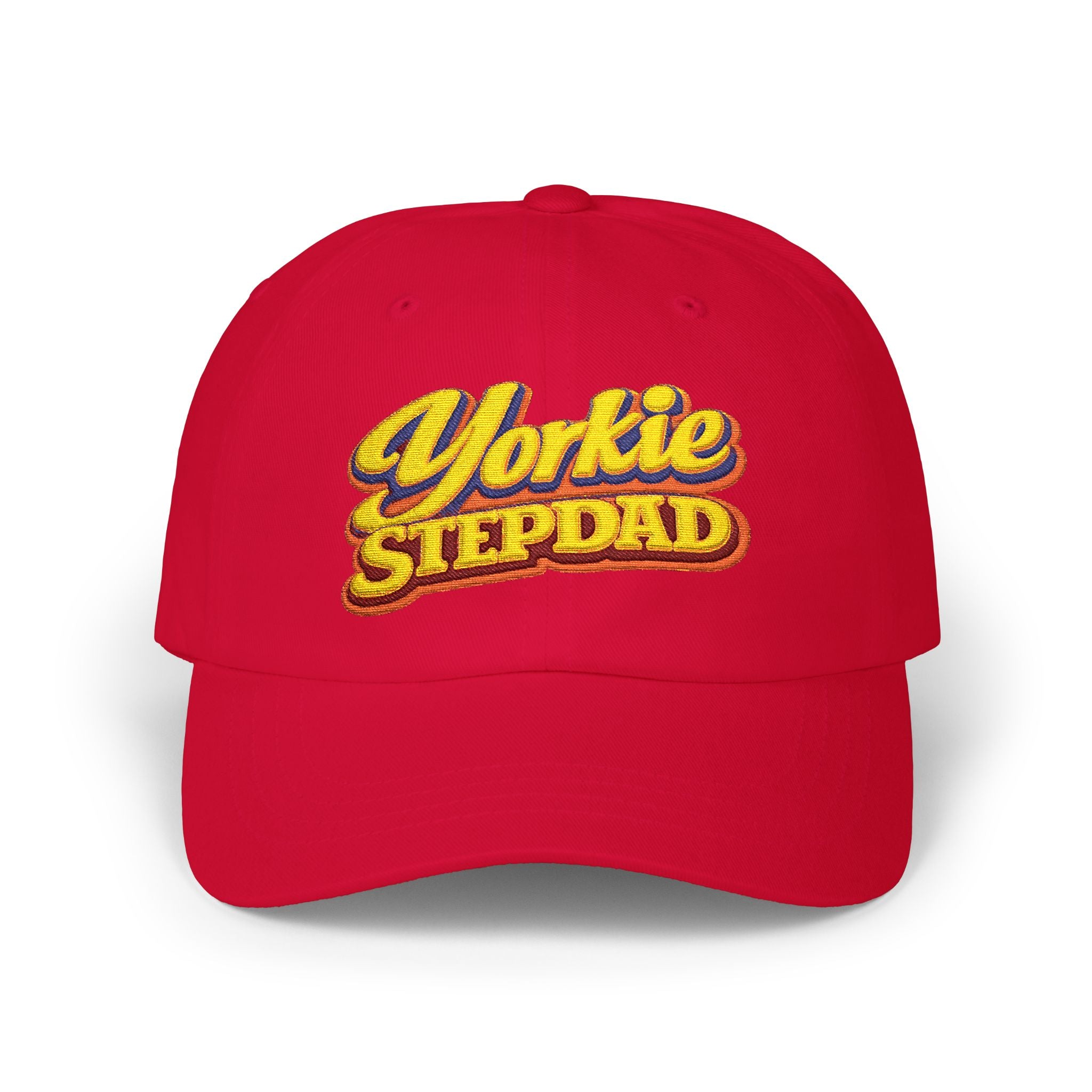 Yorkie Stepdad Dad Cap — Embroidered Baseball Hat for Dog Lovers
