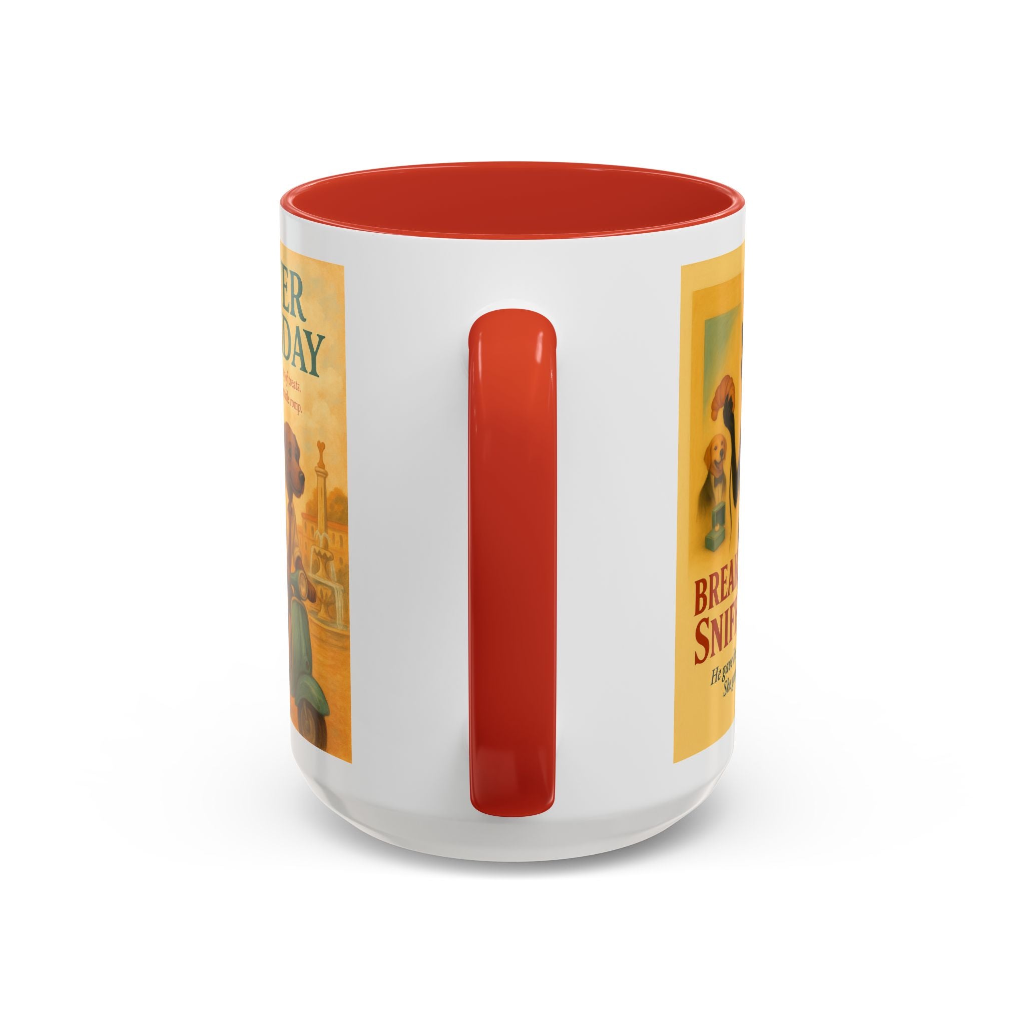 Audrey Hepburn Dog Parody Mug – Funny Gift for Classic Movie Lovers