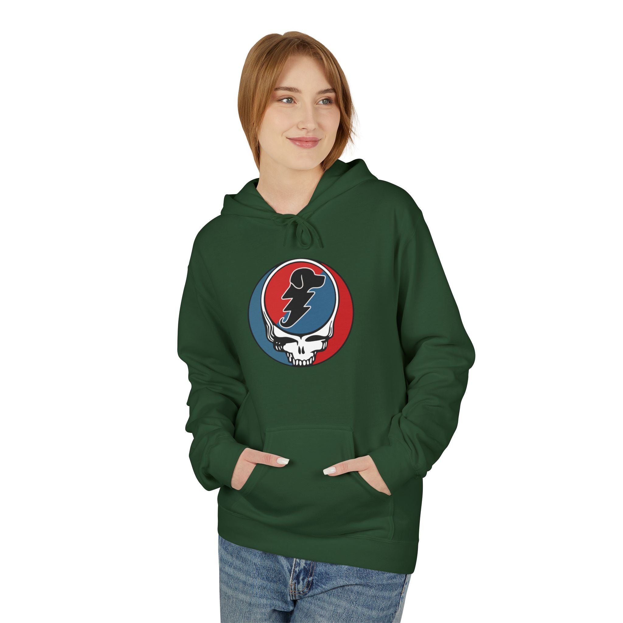 Grateful Dead Parody Dog Hoodie — Funny Hoodie for Deadheads and Dog Lovers