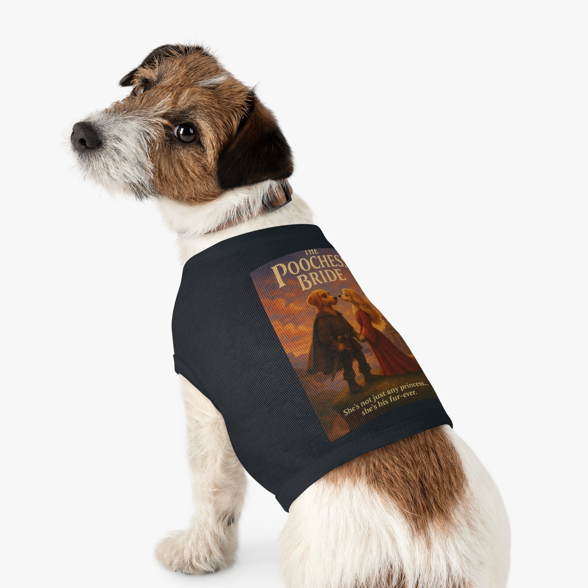 The Poochess Bride Pet Tank Top-- Funny Parody Shirt for Dogs Lovers