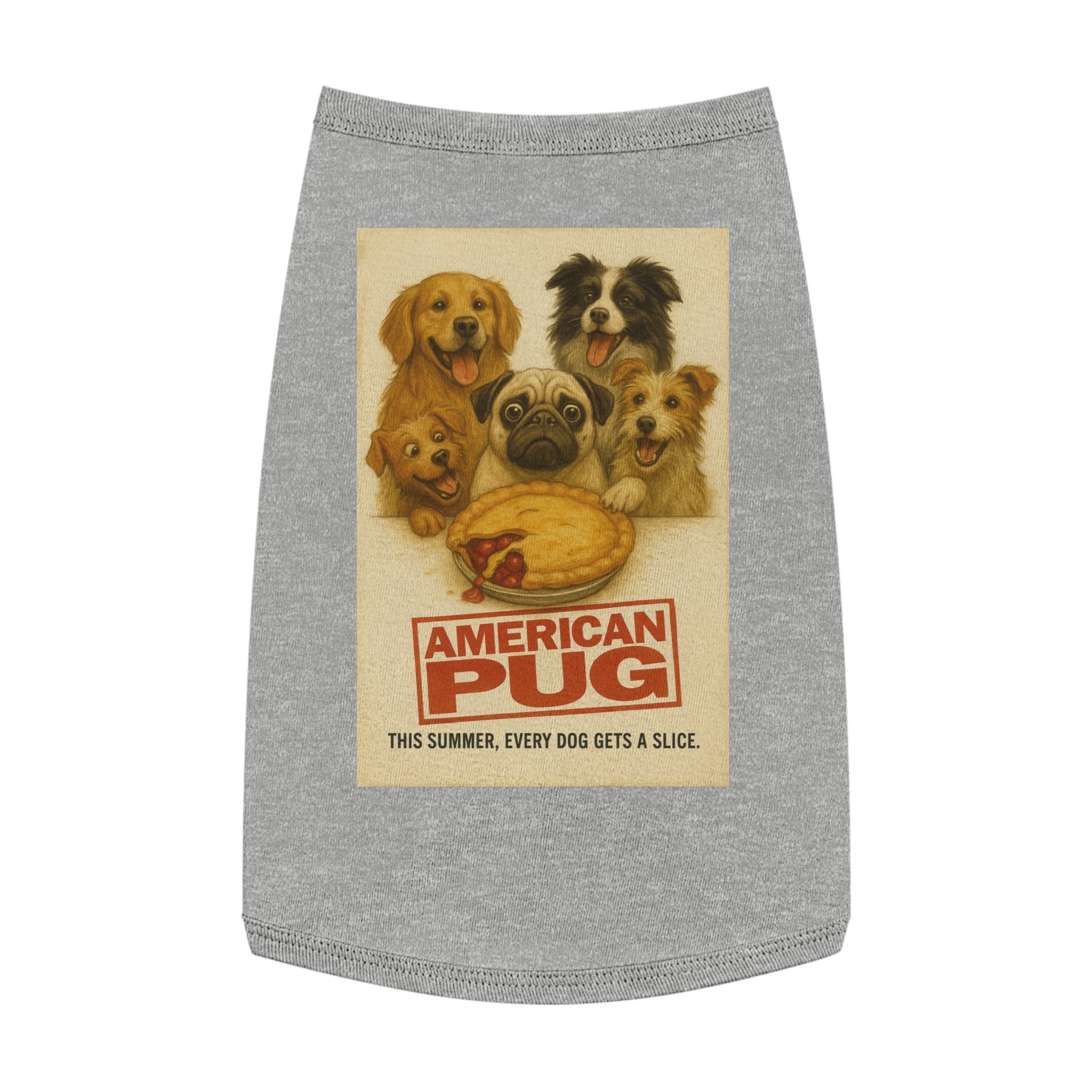 American Pug Pet Tank Top-- Funny Parody Shirt for Dog Lovers