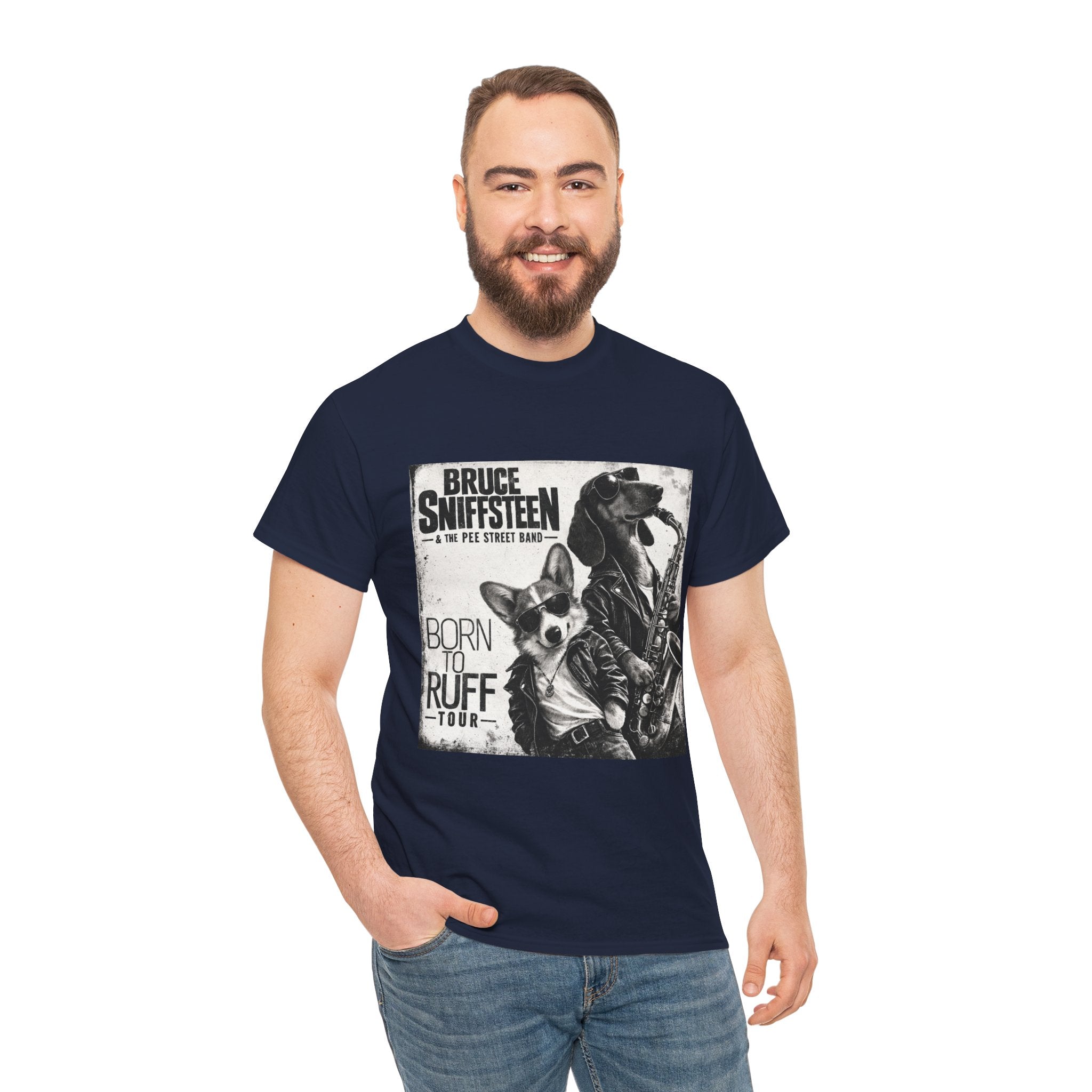 Bruce Sniffsteen & the Pee Street Band Shirt -- Funny Bruce Springsteen 2026 Tour Shirt Parody