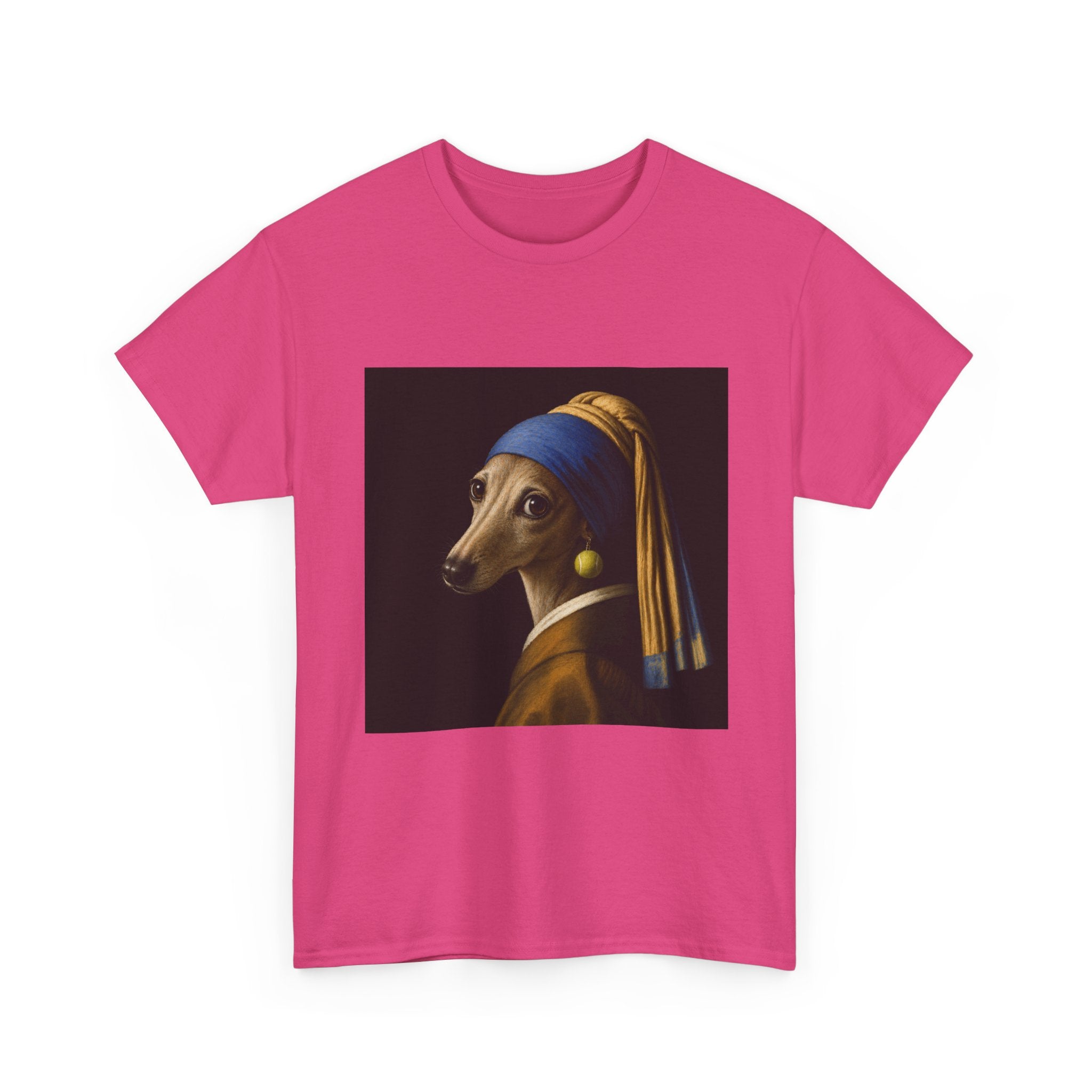 The Girl With the Fuzzy Earring -- Funny Shirt for Dog and Art Lovers