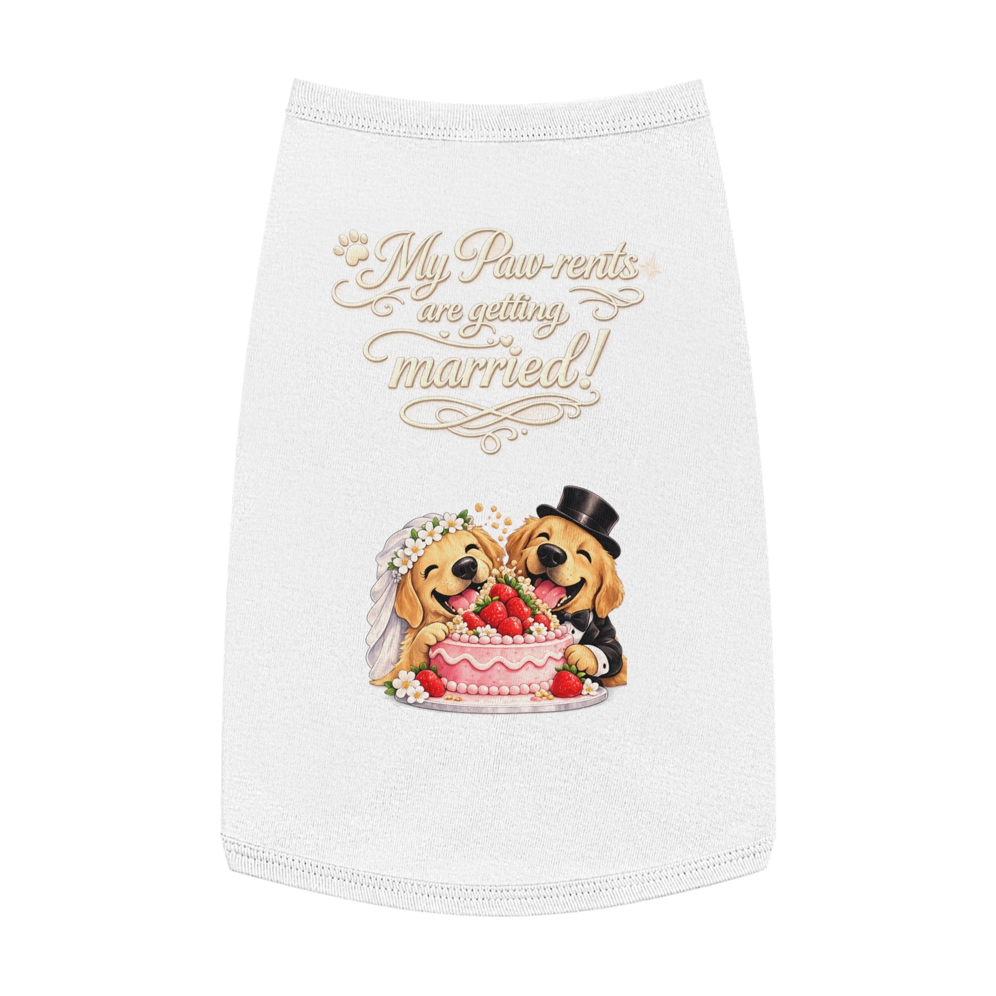Engagement Gift for Dog Lovers -- My Pawrents Are Getting Married Dog Shirt Wedding Gift (Lab/Golden Retriever)